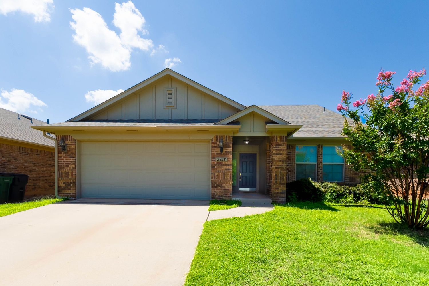 Front Exterior Real Estate Photography of Home with Curb Appeal in Oklahoma City