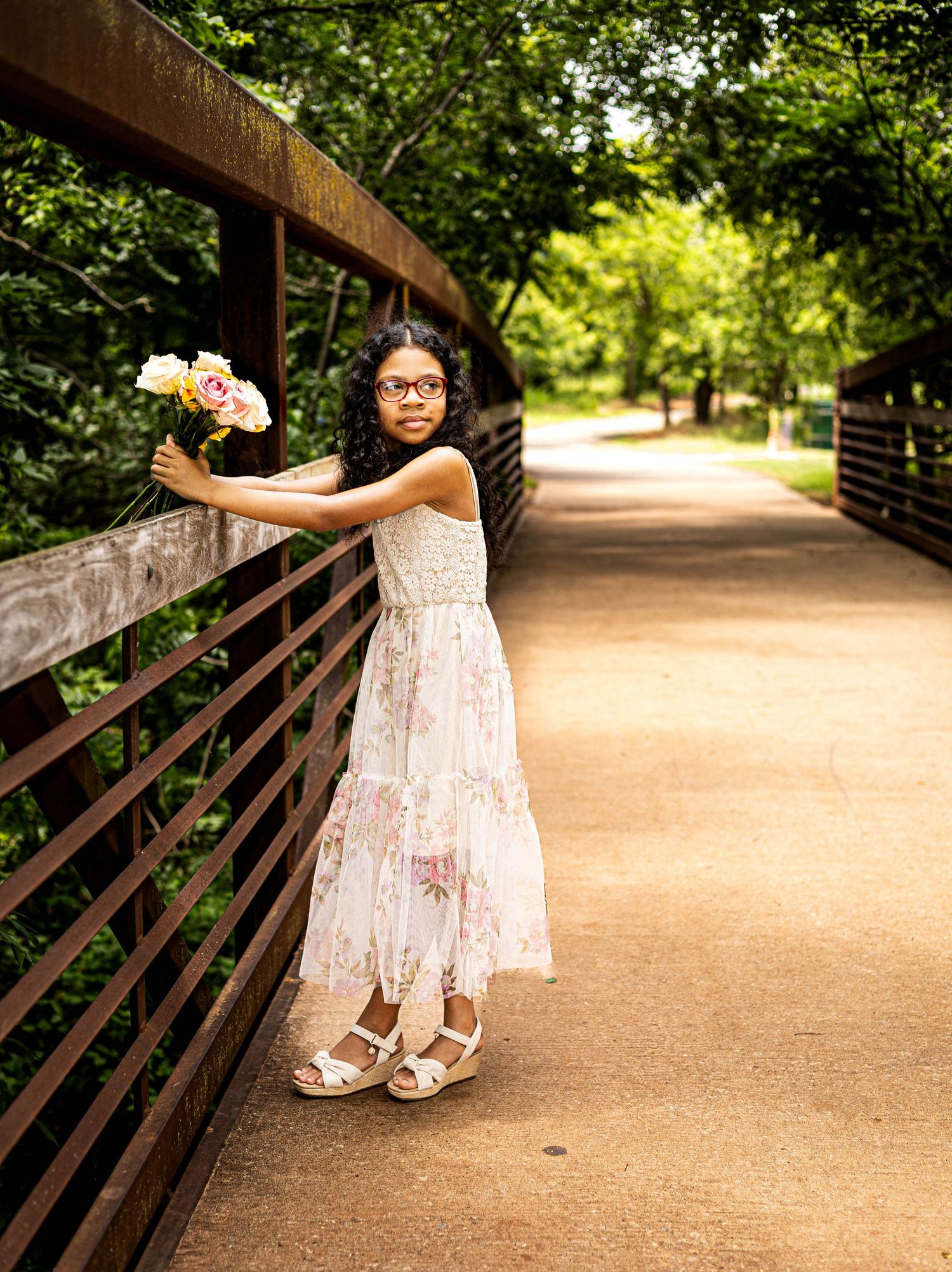 Outdoor Birthday Photoshoot with Natural Light in Oklahoma City Park