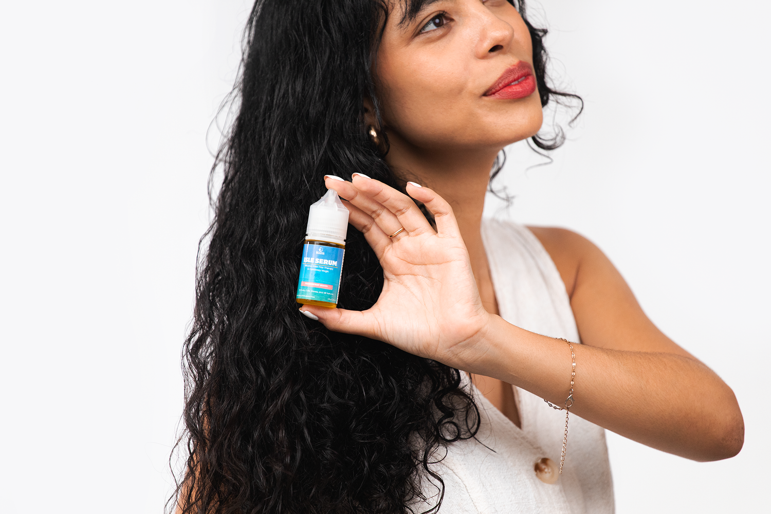 Styled branding portrait photography for IKOOMA Haircare