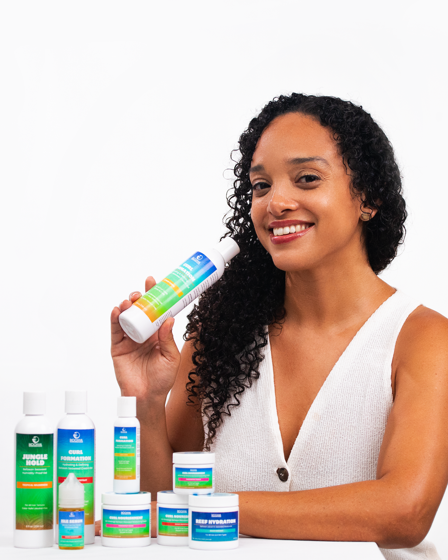 Founder portrait photography for IKOOMA Haircare