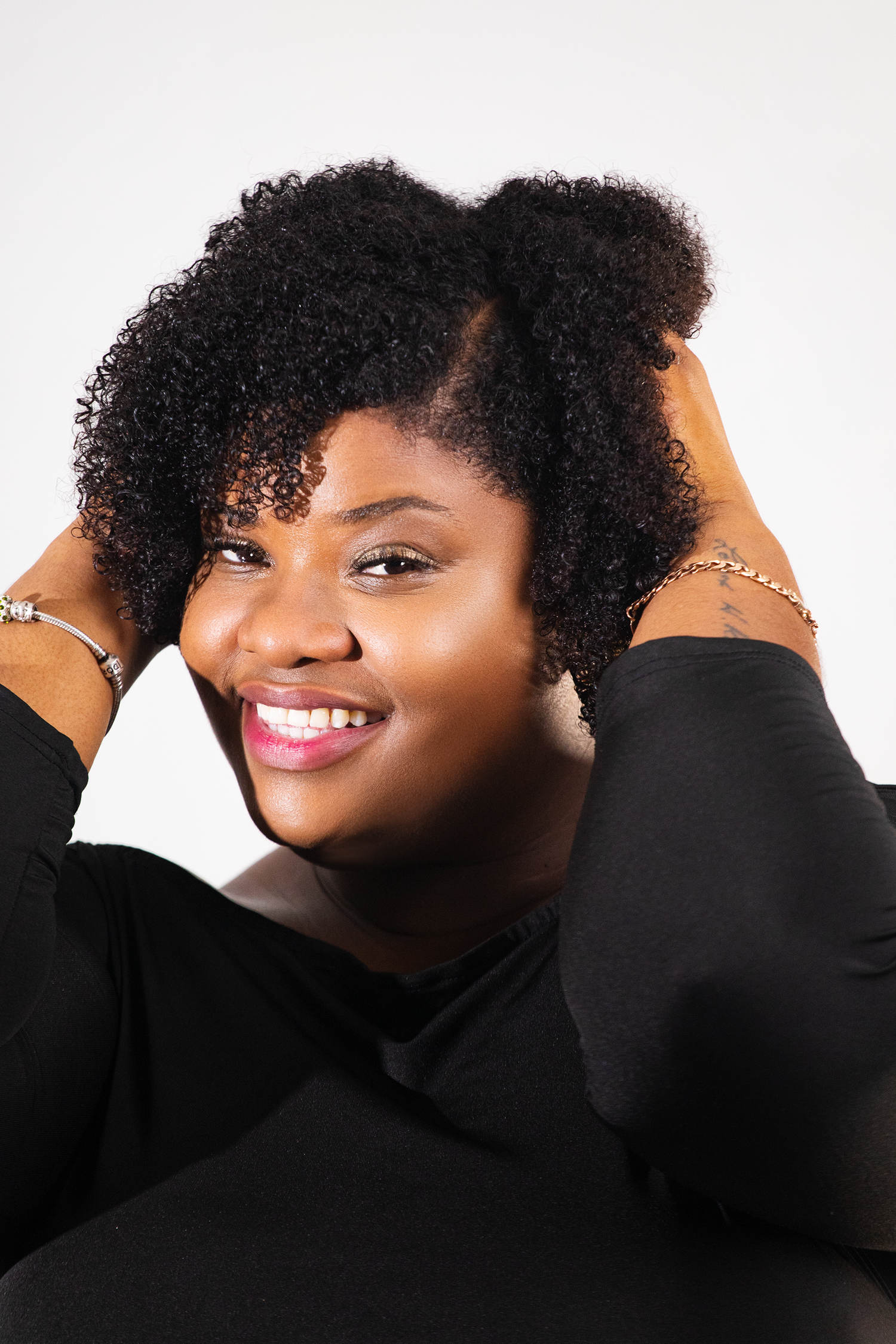 Styled branding portrait photography for IKOOMA Haircare