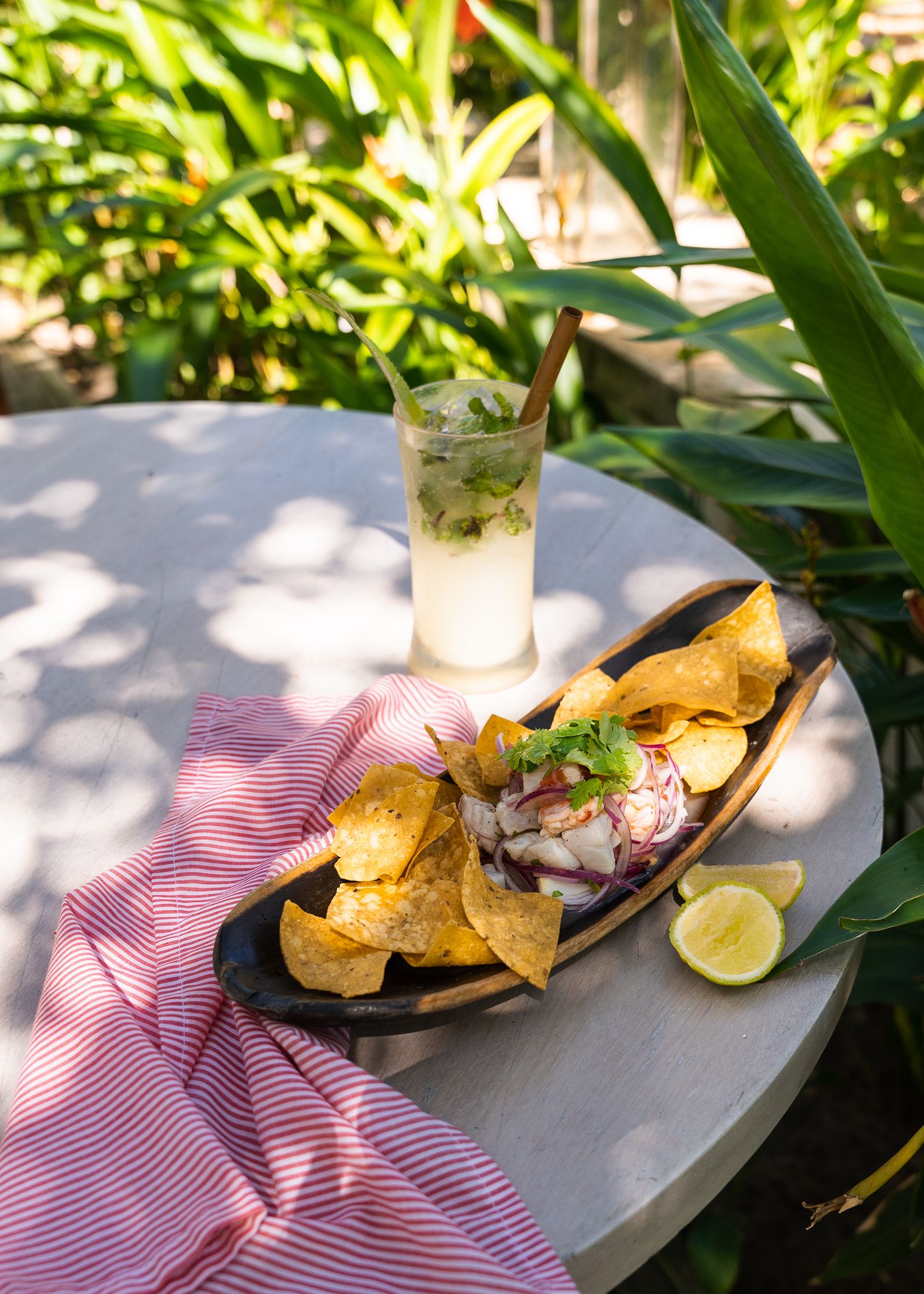 Restaurant and Bar photography for Limilia Restaurant at Itz'ana resort in Placencia Belize, by Braata