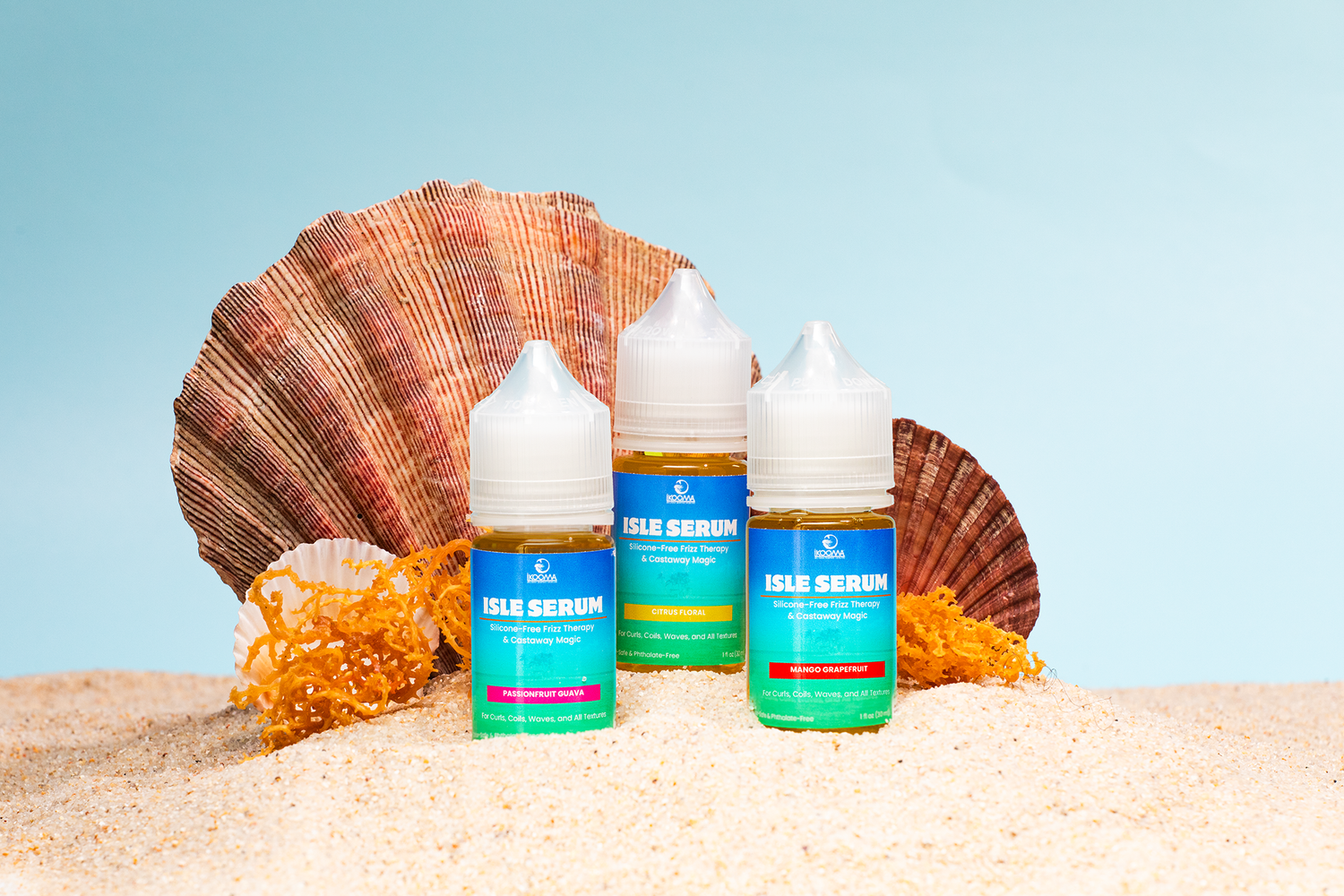 Styled product photography for IKOOMA Haircare
