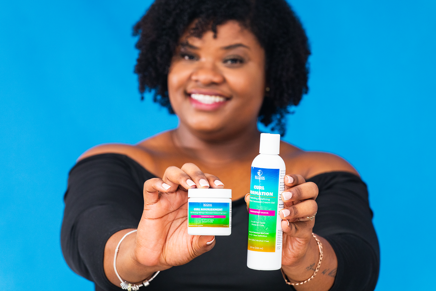 Styled branding portrait photography for IKOOMA Haircare