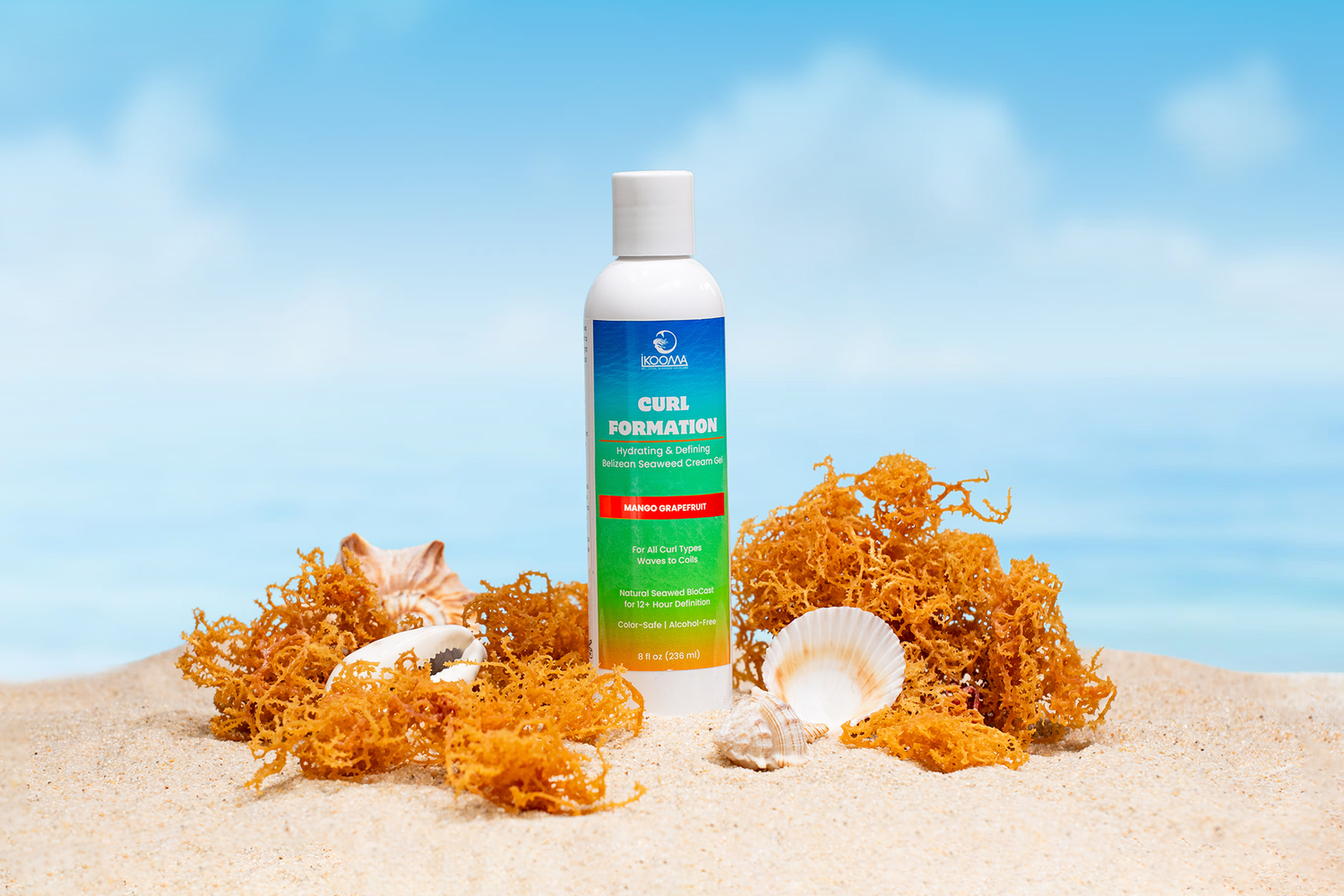 Styled product photography for IKOOMA Haircare