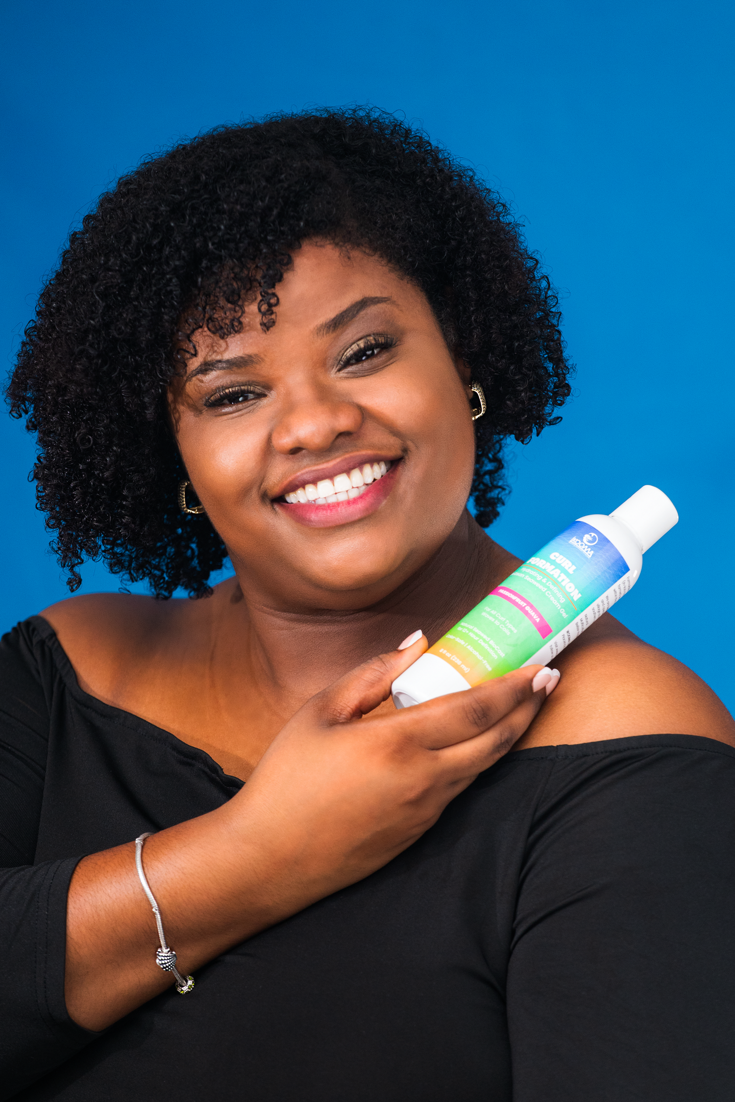 Styled branding portrait photography for IKOOMA Haircare