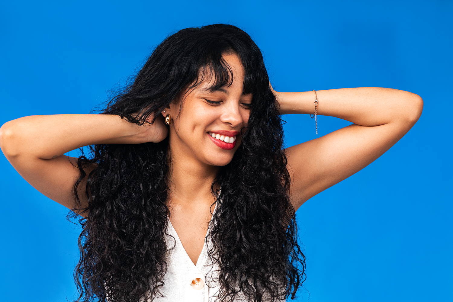 Styled branding portrait photography for IKOOMA Haircare
