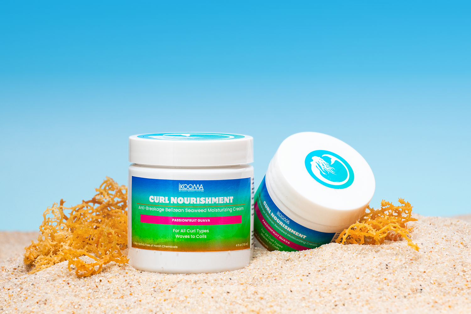 Styled product photography for IKOOMA Haircare