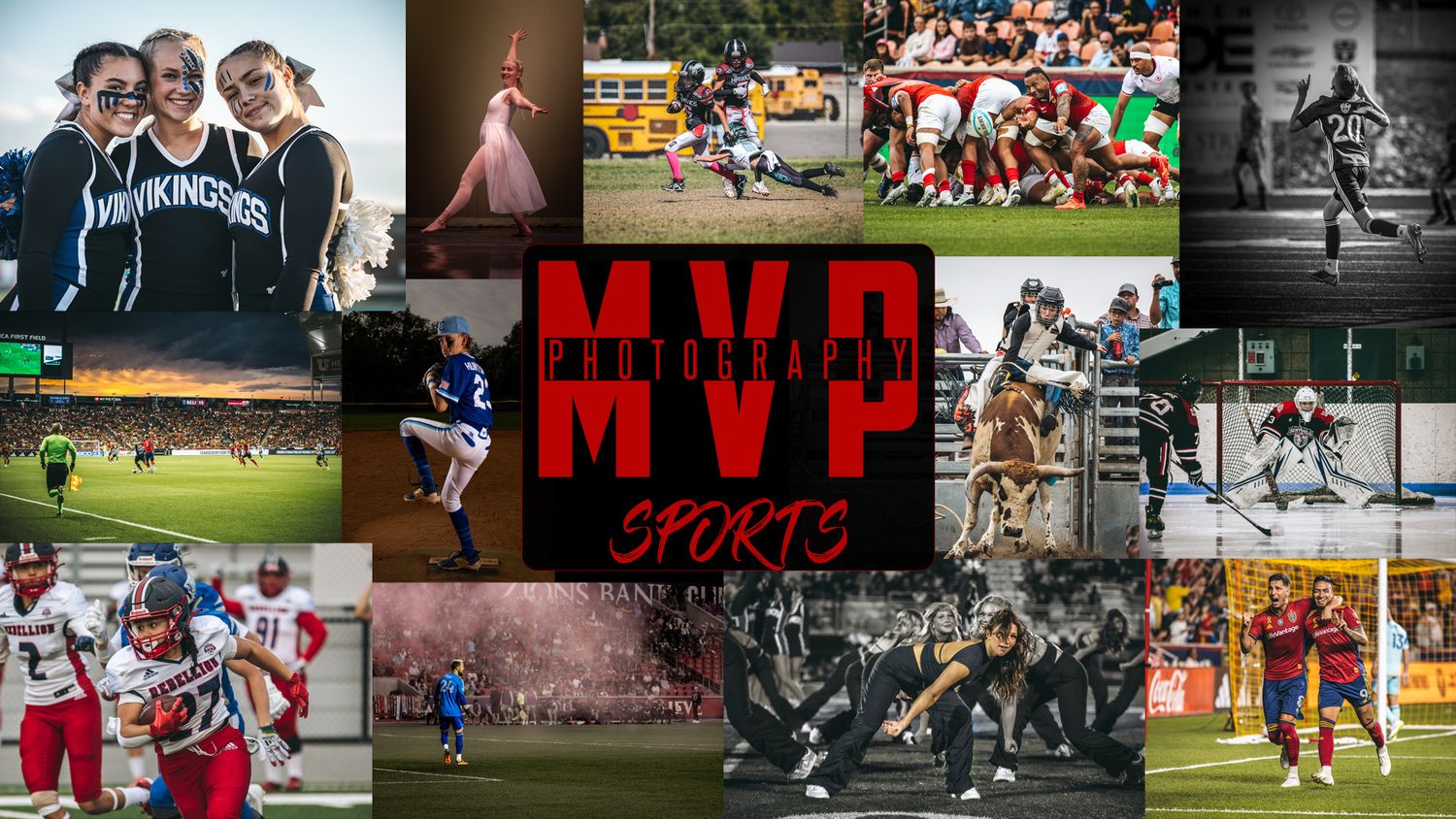Athletes in action during various sports including soccer, basketball, and running competitions.