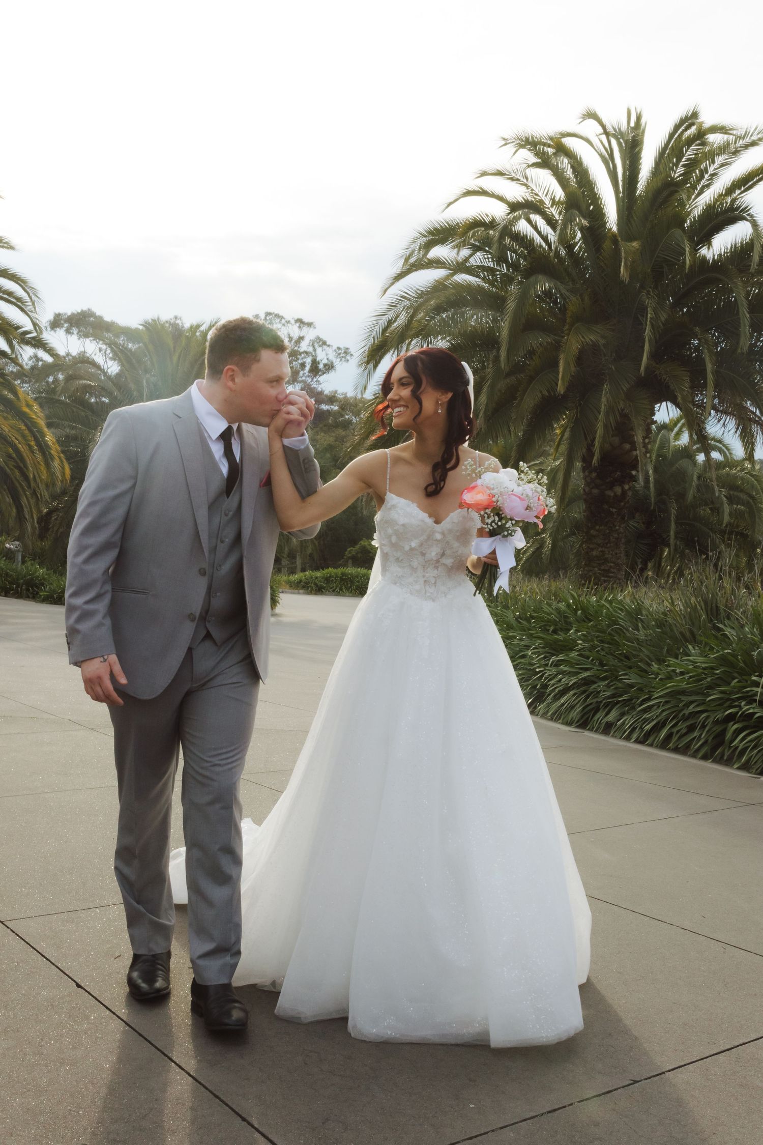Romantic wedding portraits at Riverlea Estate