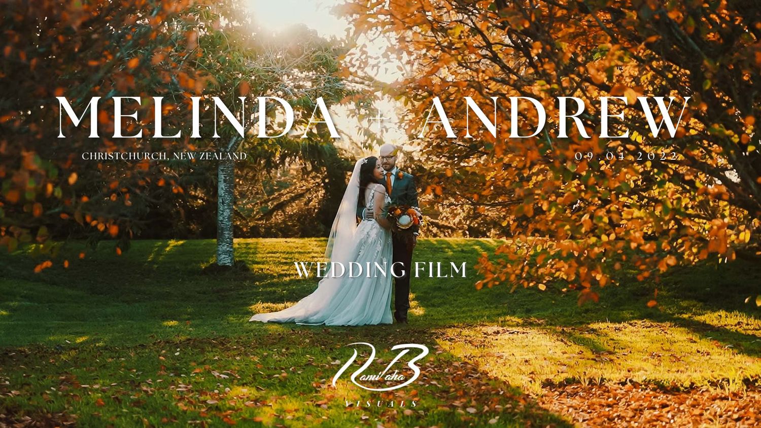 Professional wedding videographer Wellington