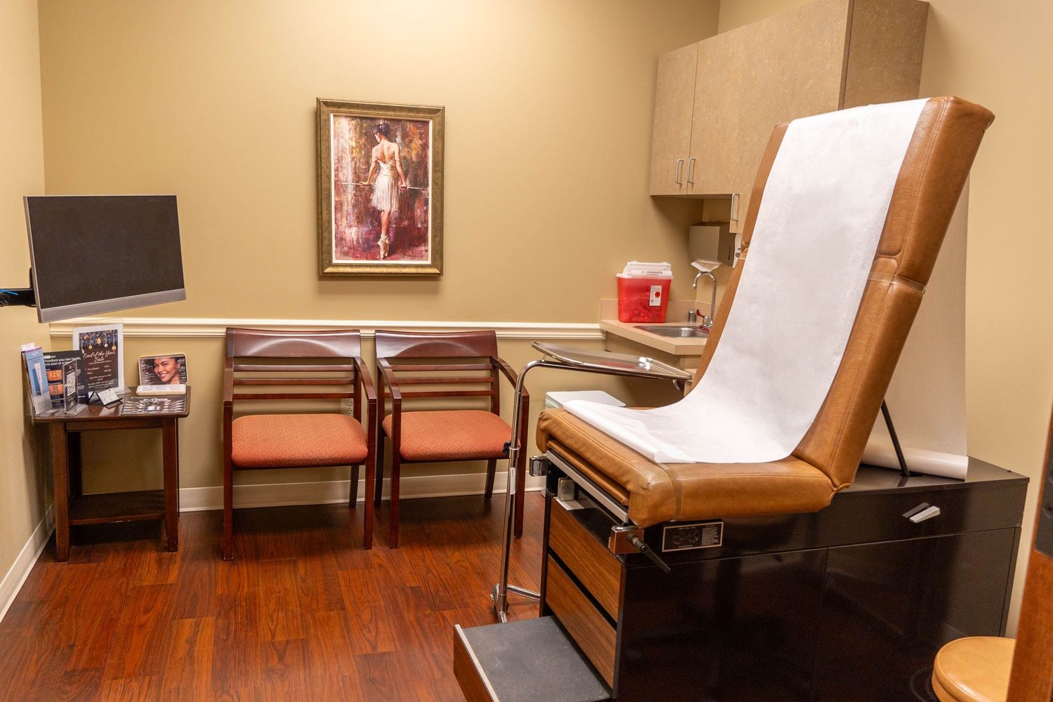 Medical examination room Quad Cities Architectural Photography