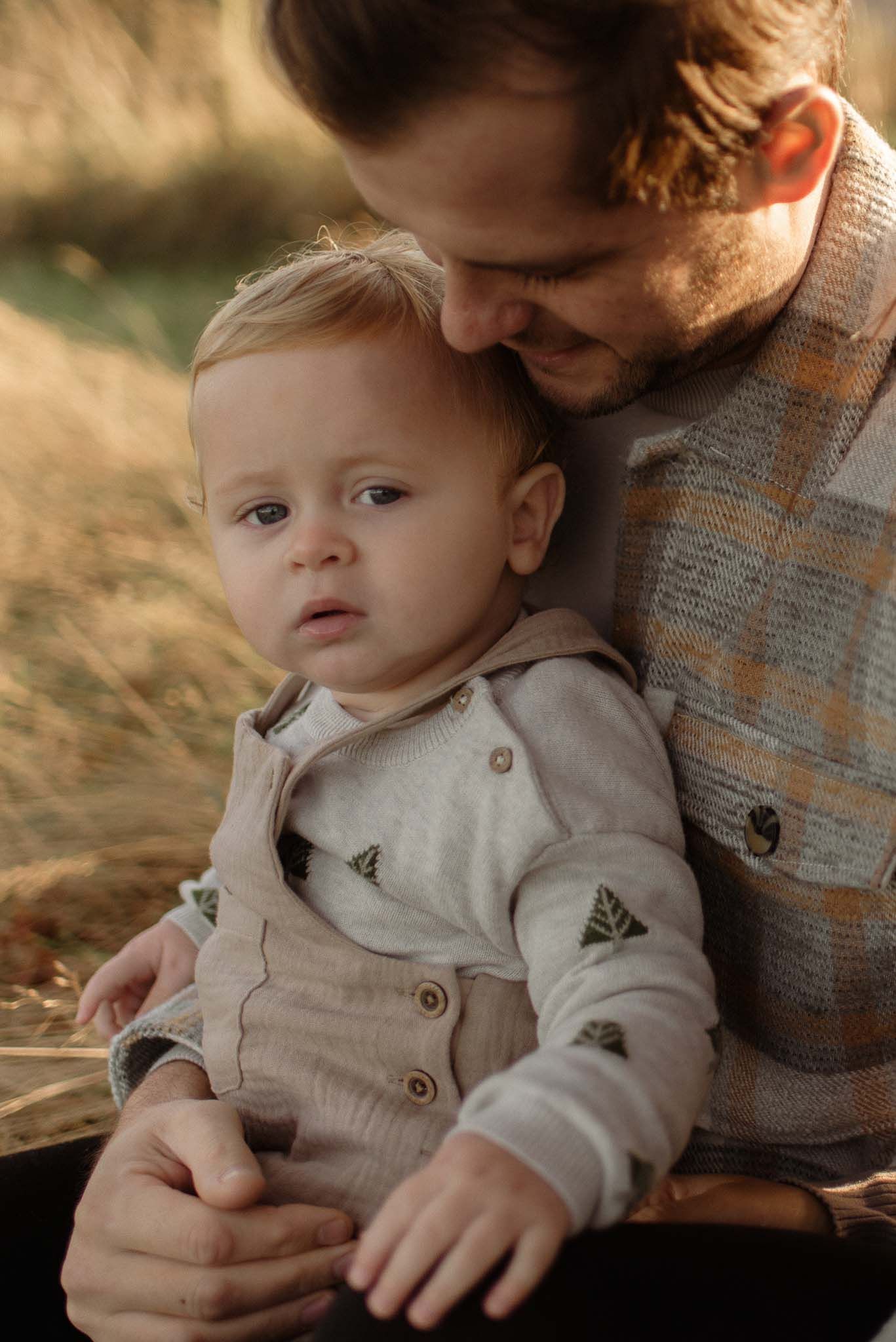Golden hour family photoshoot in Lancashire