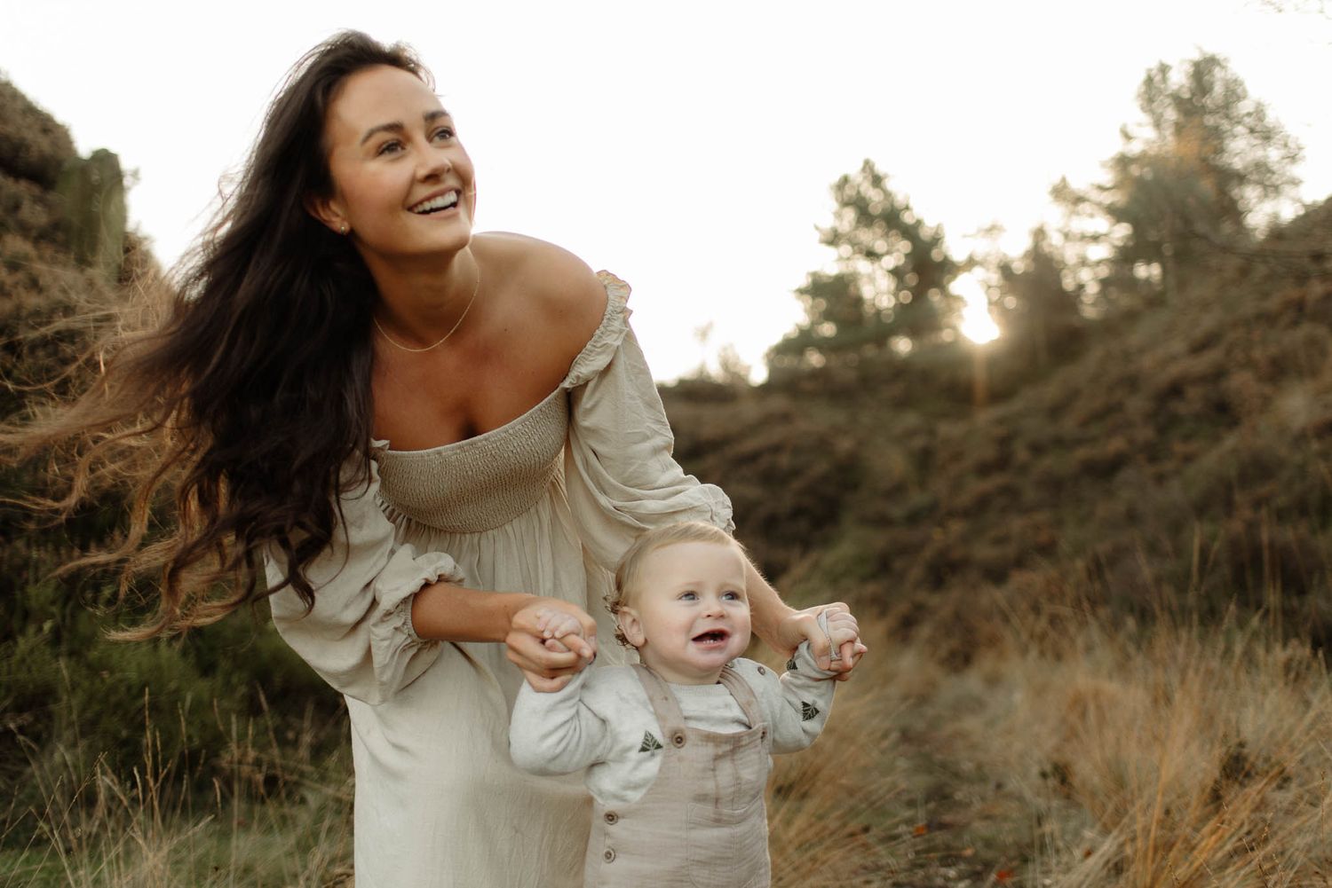 Family photographer near Healey Nab in Chorley