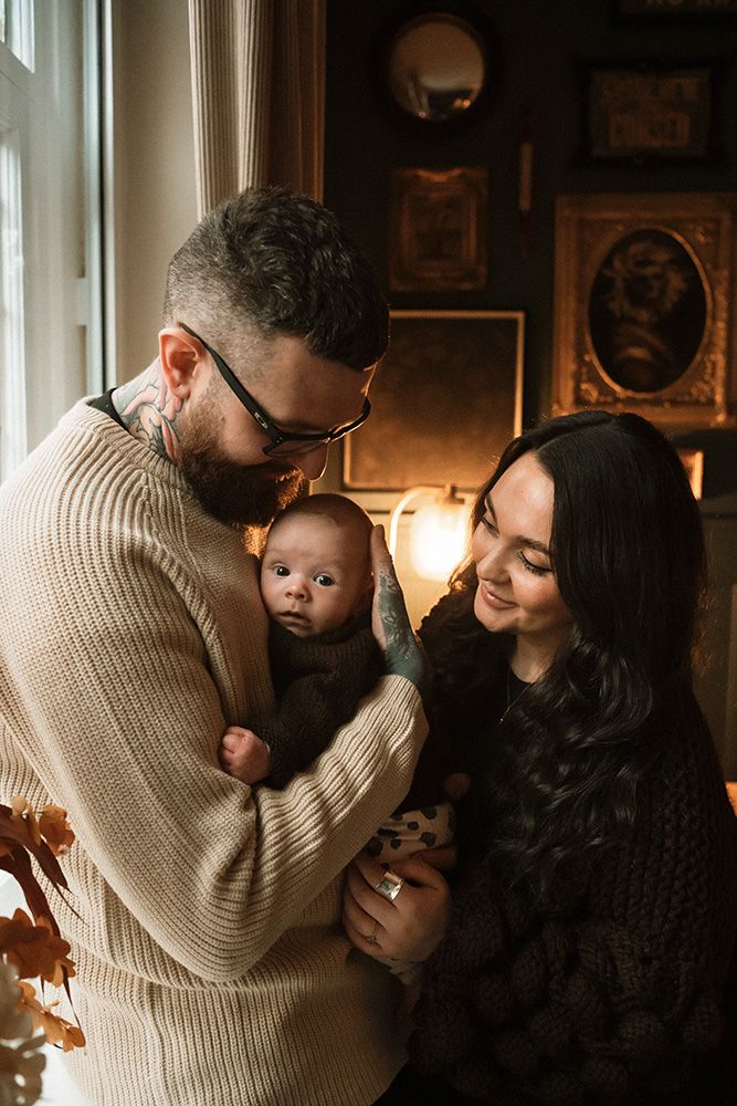 Newborn photography at home in Manchester
