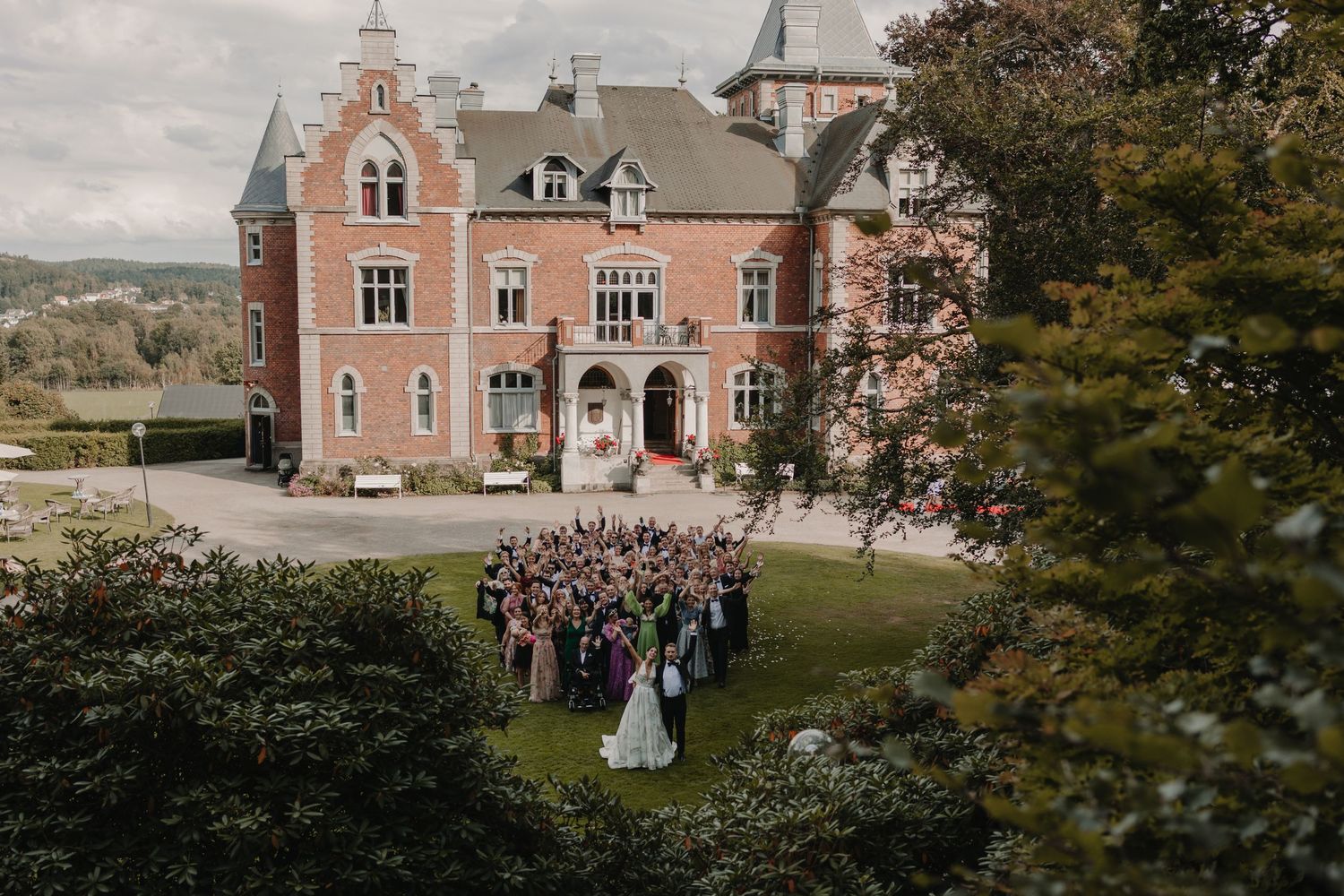 Fotograf Julie Tørrissen, bryllup, Sverige, slott