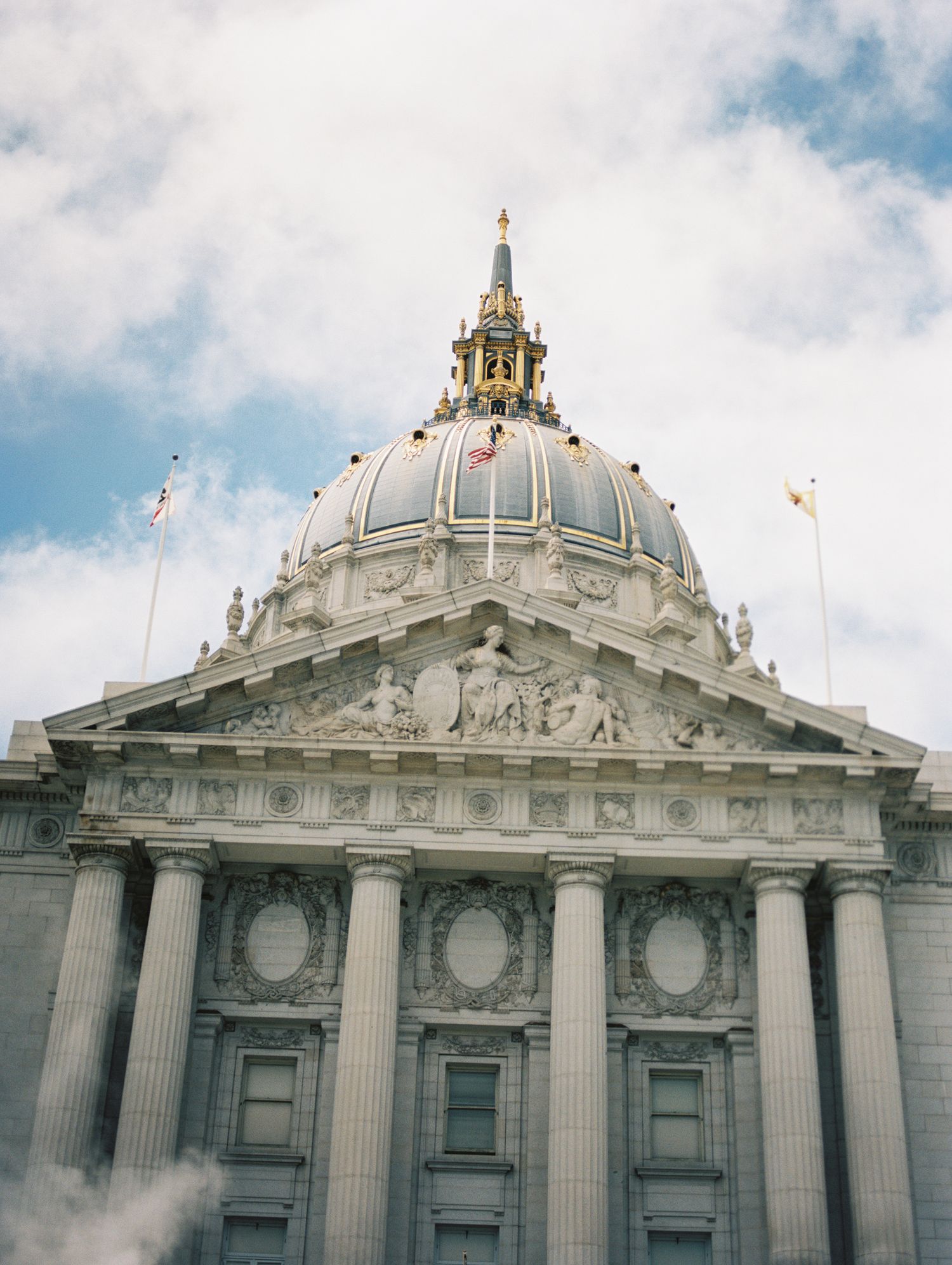SF city hall taken on film by Natalya Mark Photo.