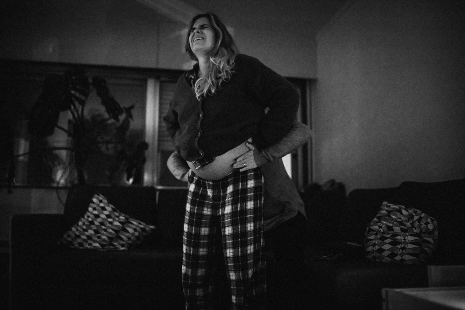 A series of black and white film stills showing dramatic scenes from a vintage movie.