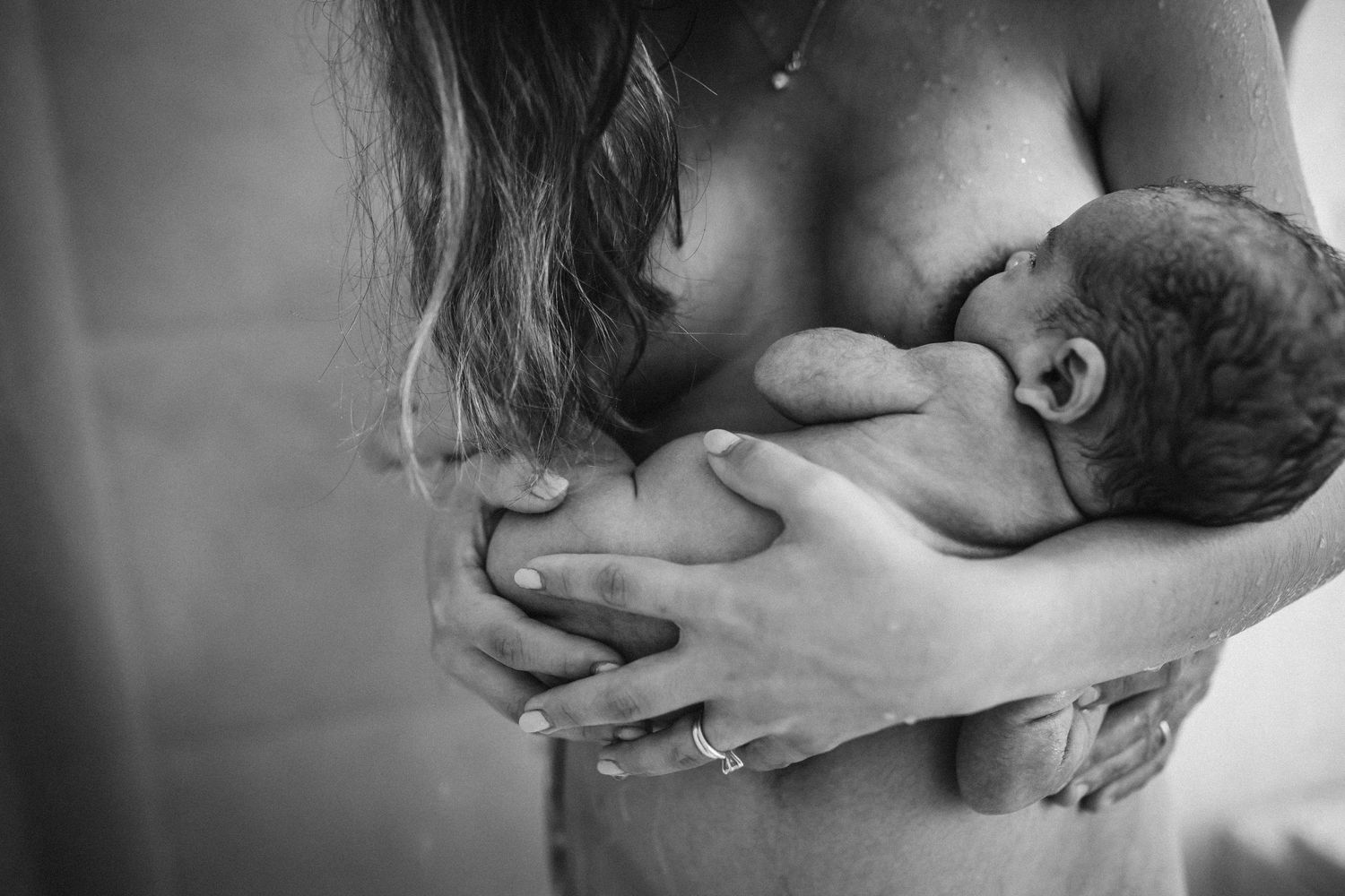 Intimate lifestyle photography series capturing tender moments of care.