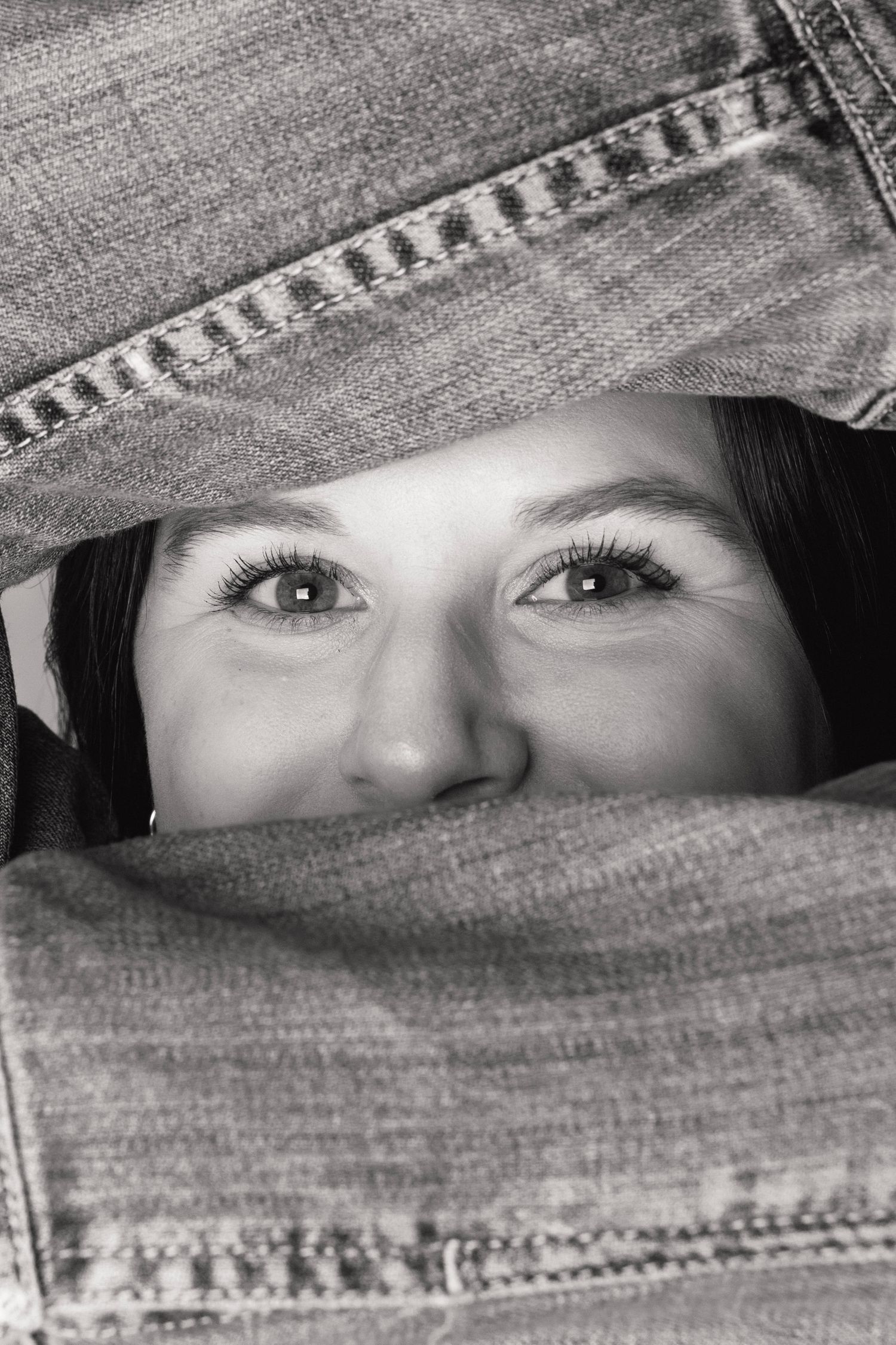 Portrait féminin naturel en studio à Poitiers