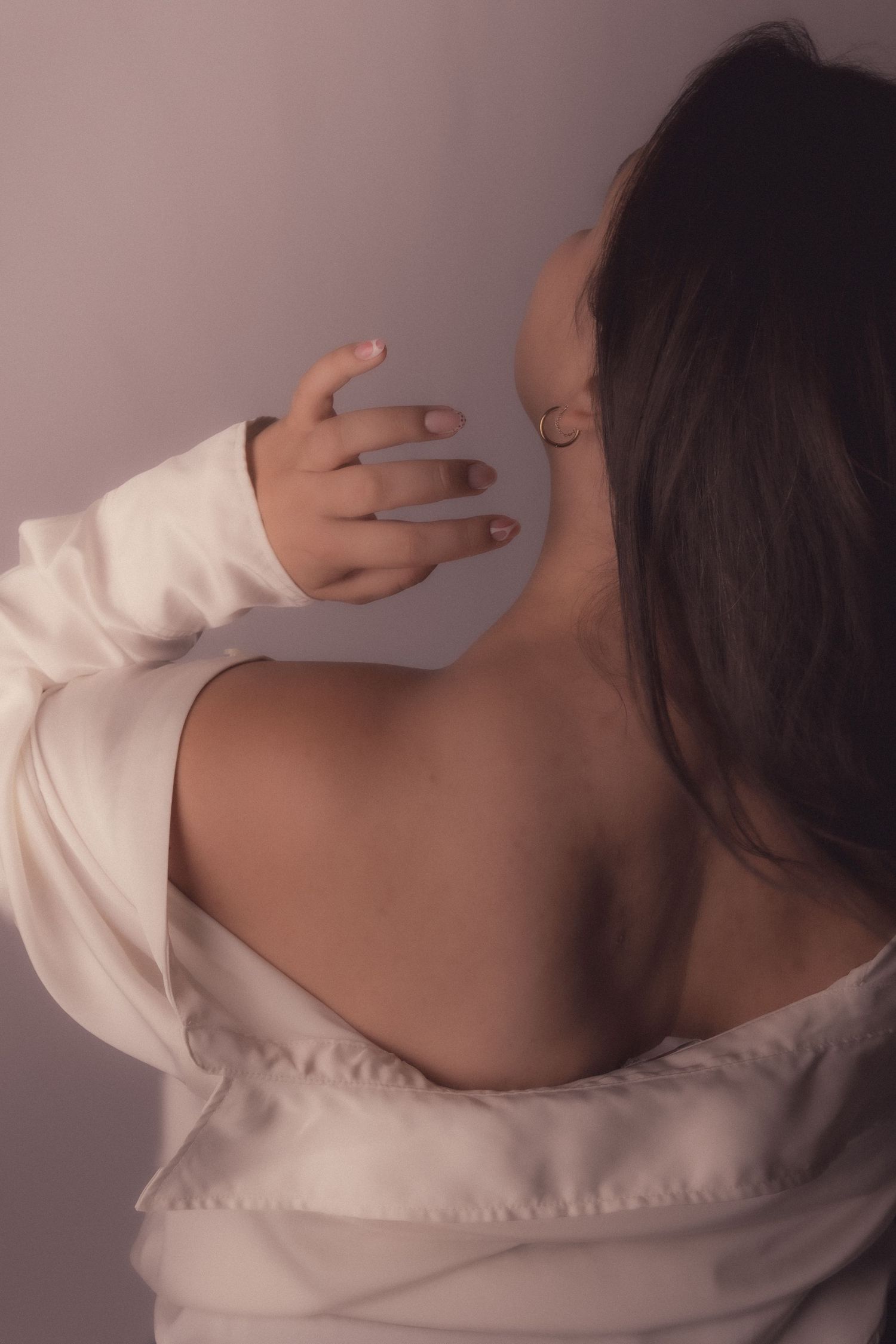 Portrait féminin naturel en studio à Poitiers