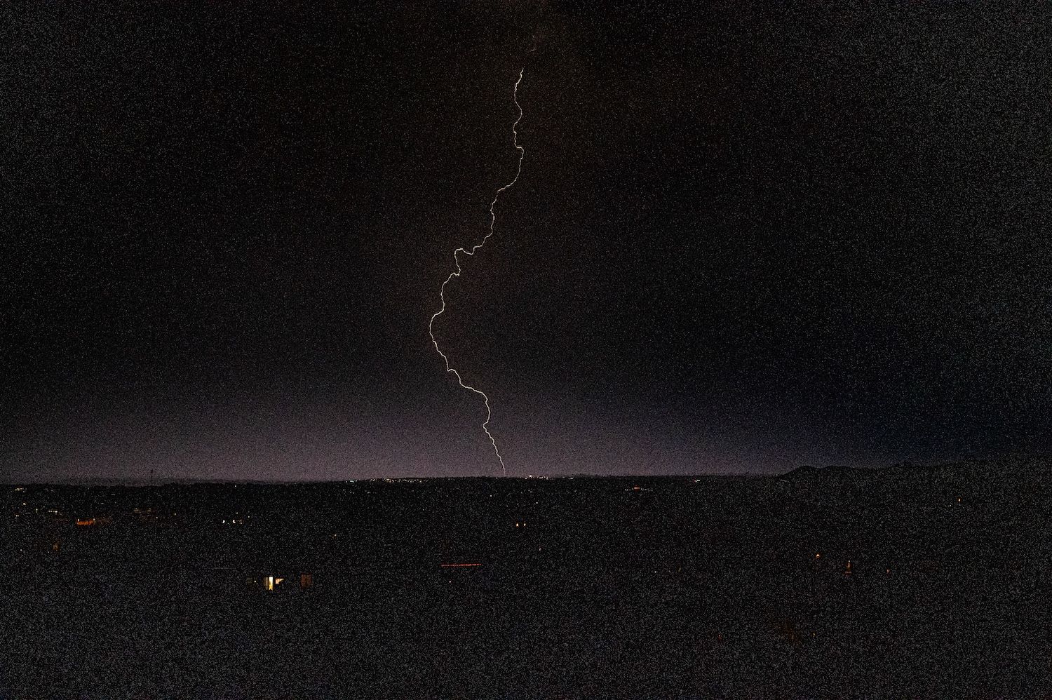 Arizona Landscape lighting storm at night image taken by veteran photographer and Two Black Ravens founder Adam