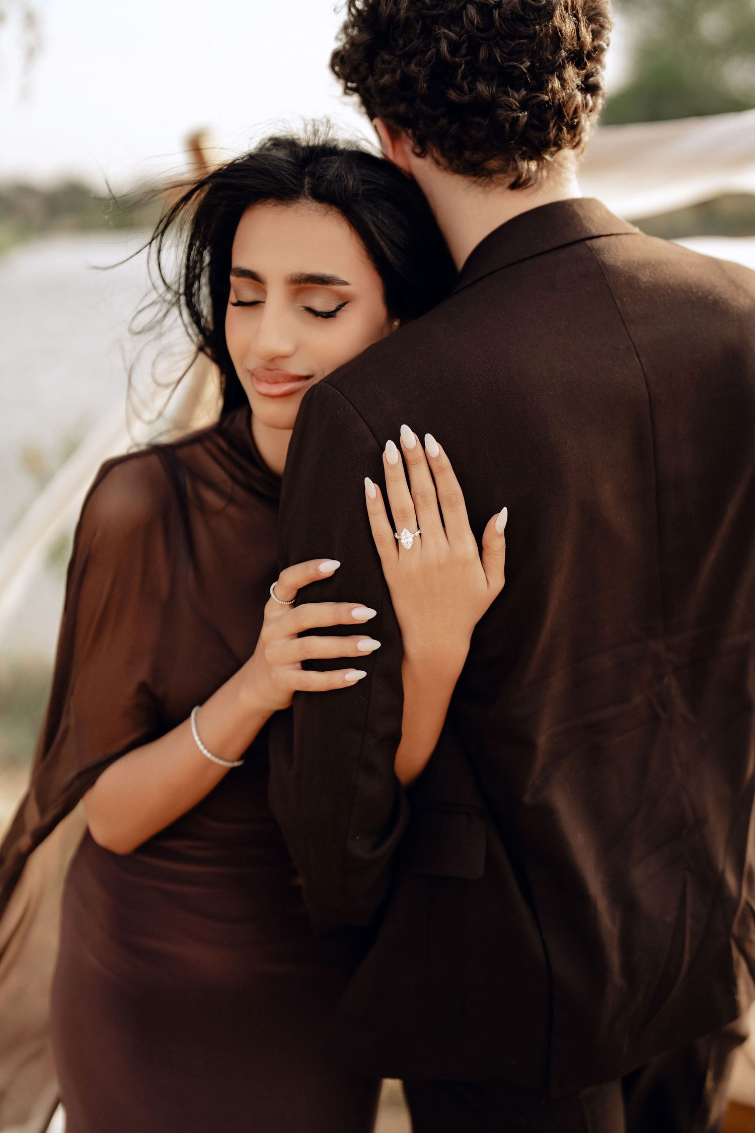 dubai engagement photo