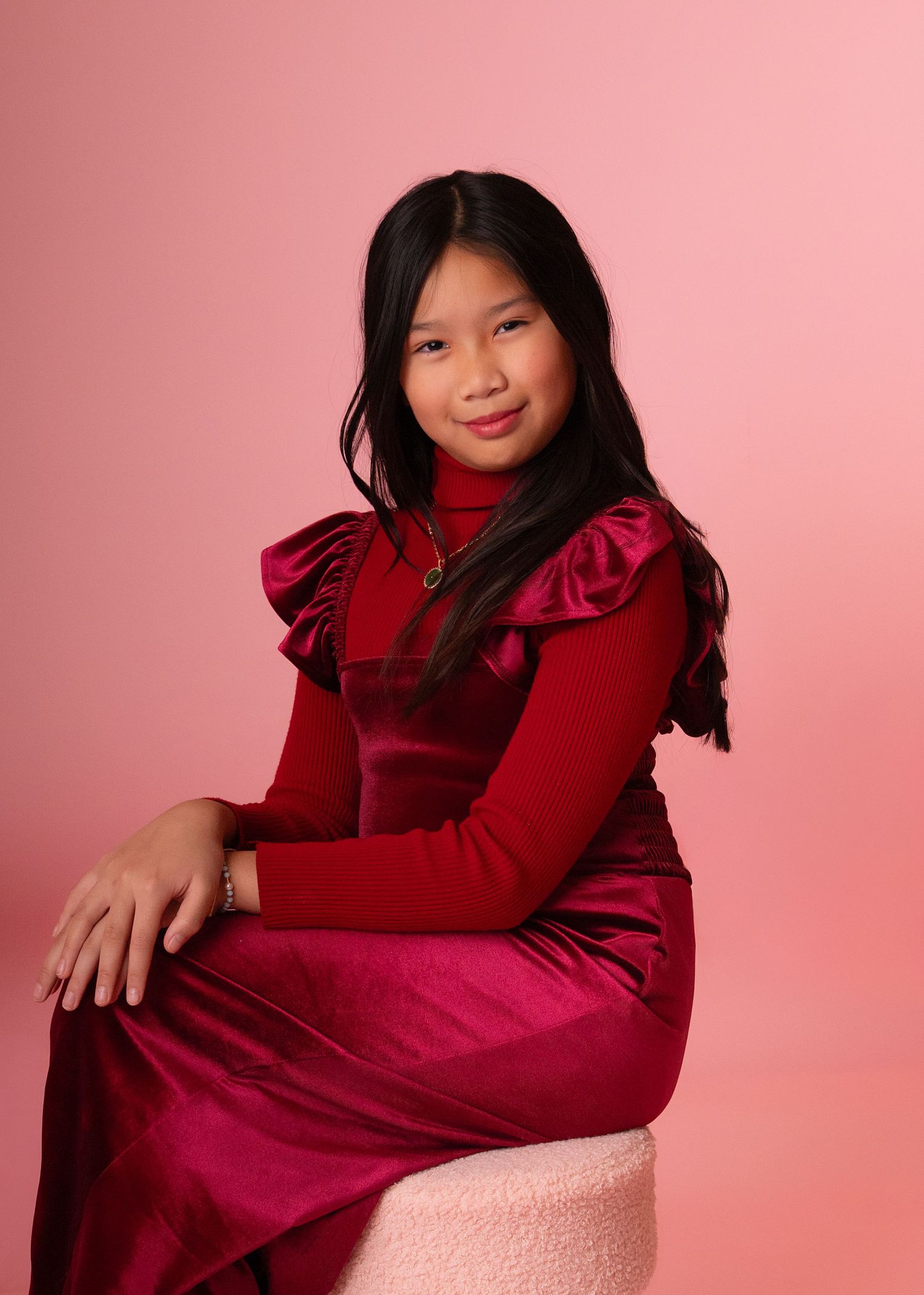 Valentine's Day children's studio portraits Wayne PA