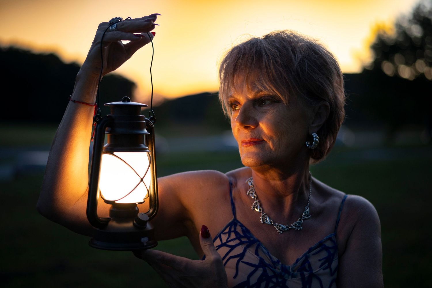 blue hour in the park photo session