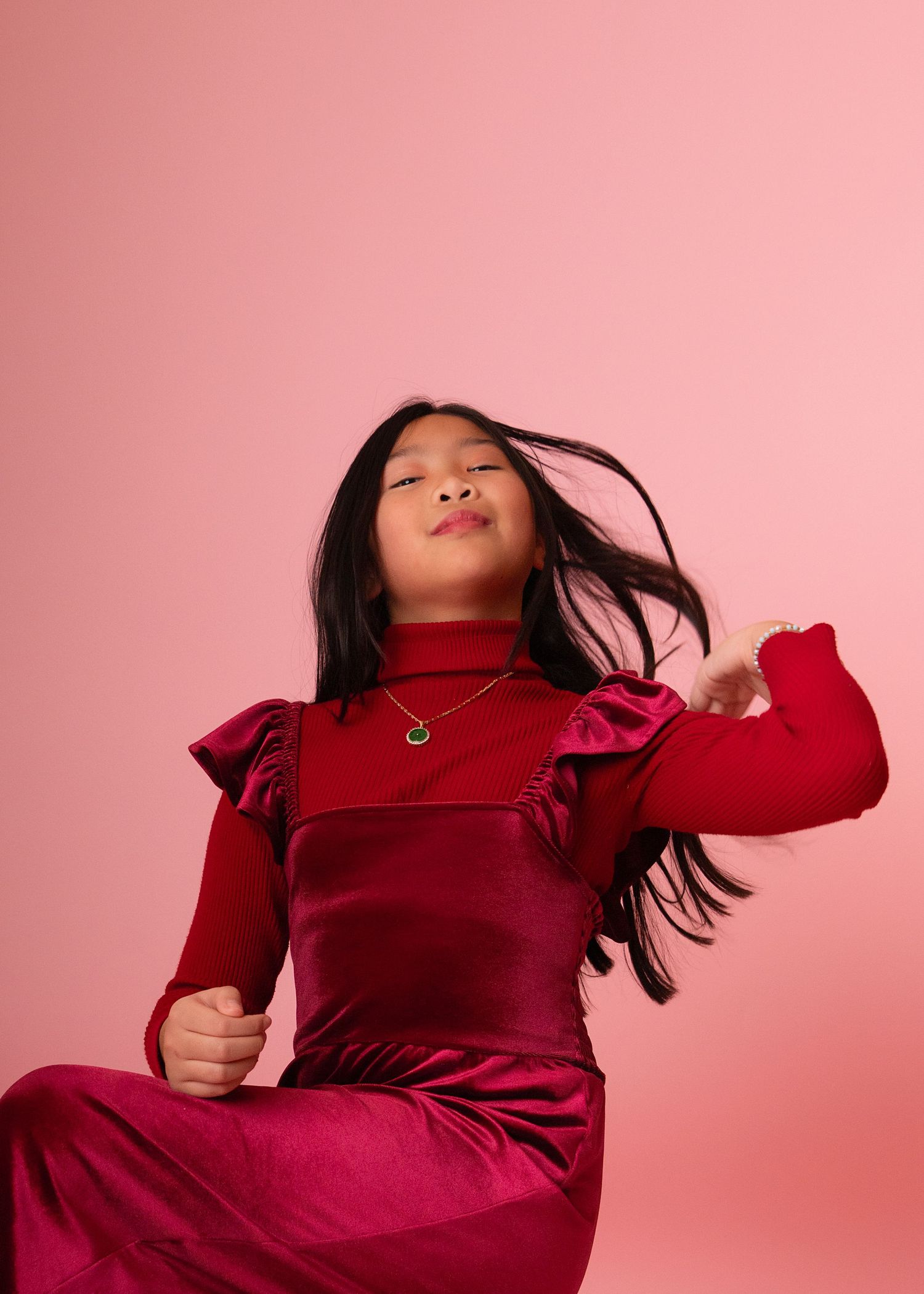 Valentine's Day children's studio portraits Wayne PA