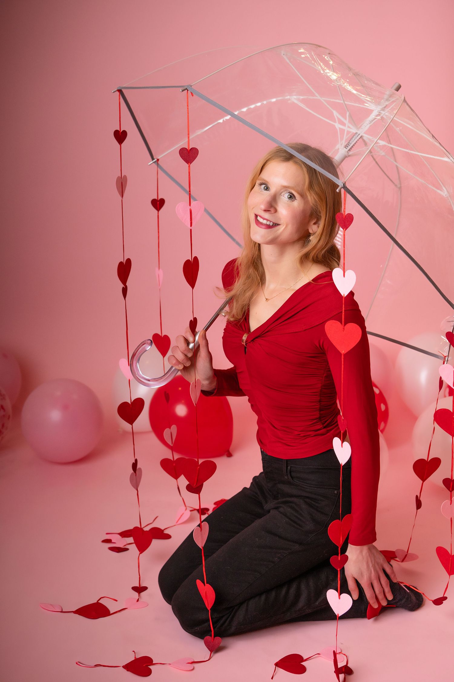 Valentine's Day children's studio portraits Wayne PA