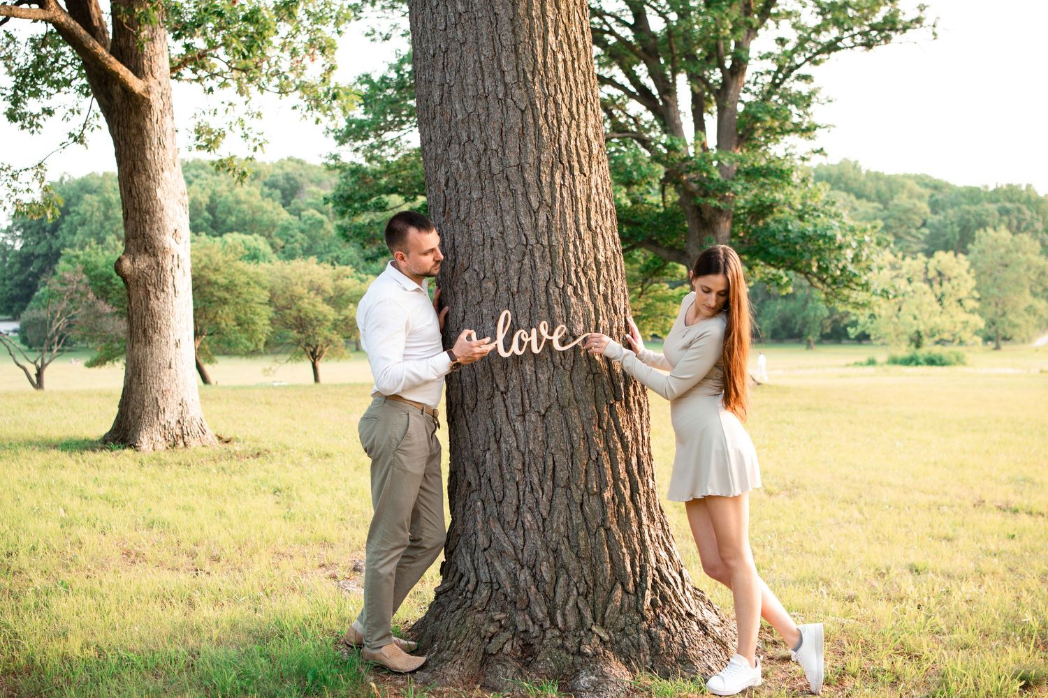 engagement session in the park