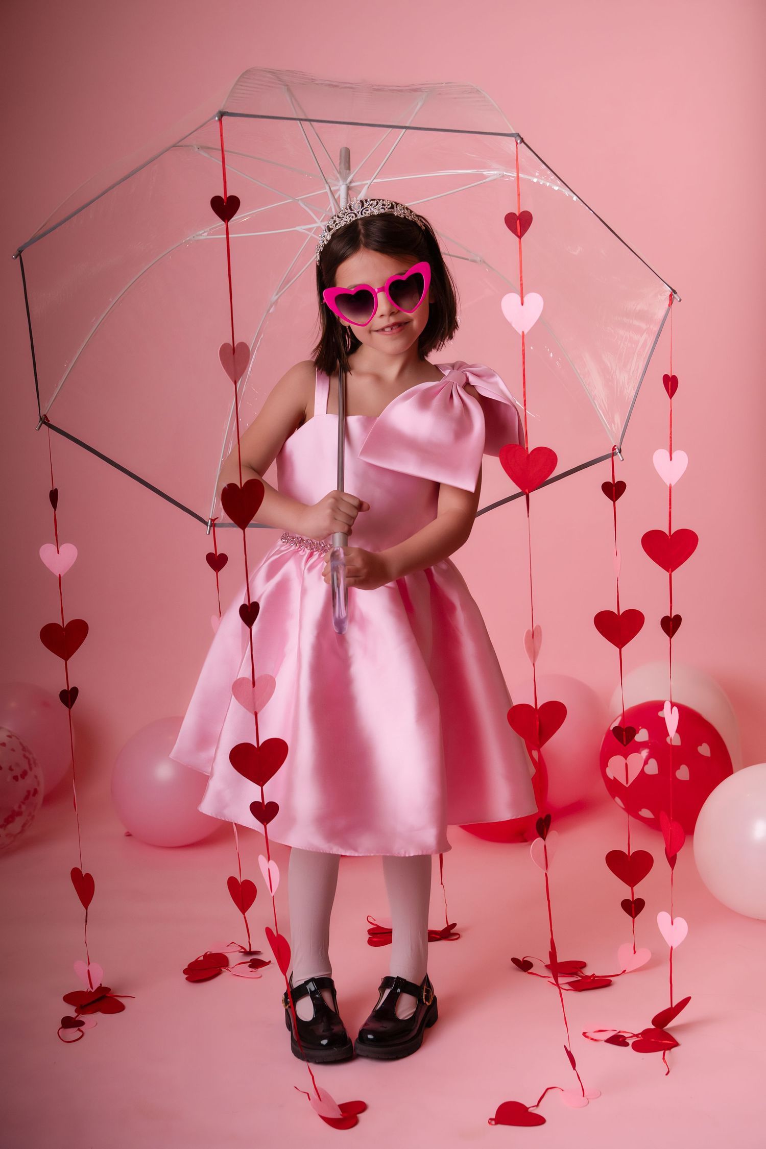 Valentine's Day children's studio portraits Wayne PA
