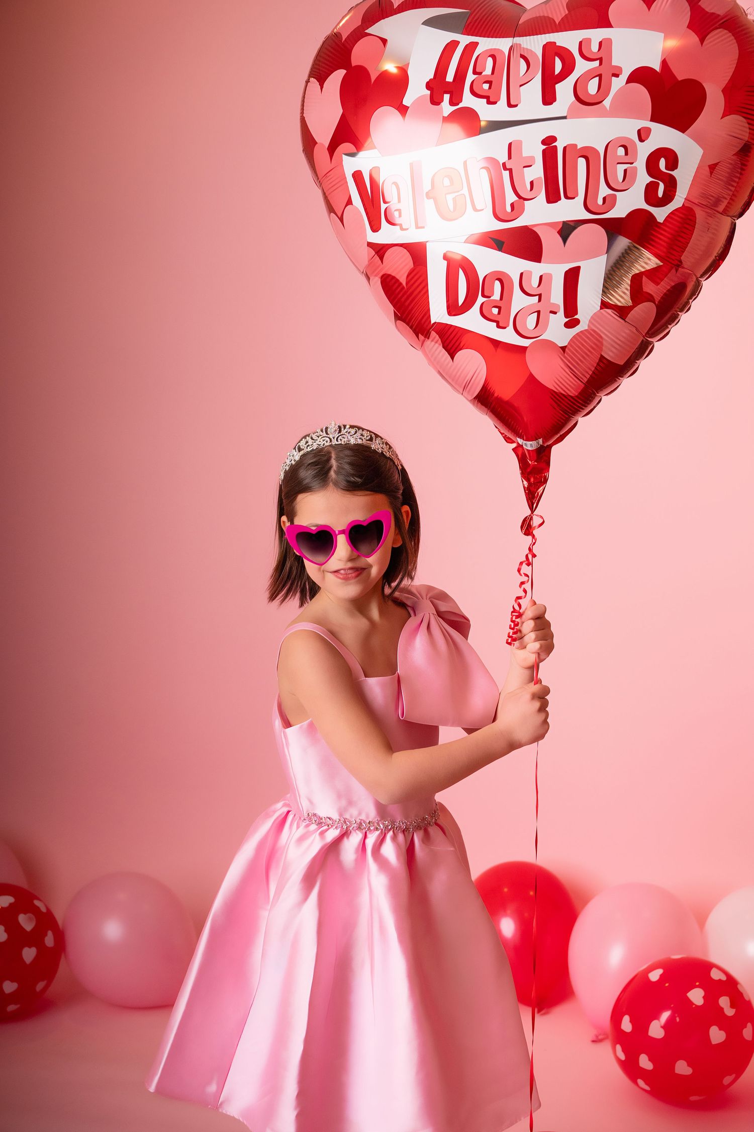 Valentine's Day children's studio portraits Wayne PA