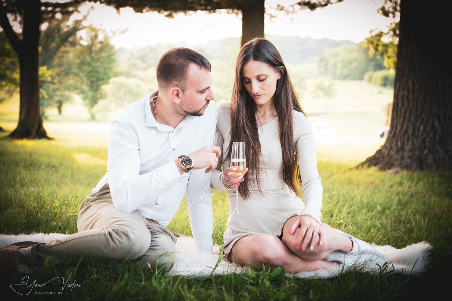 engagement session in the park