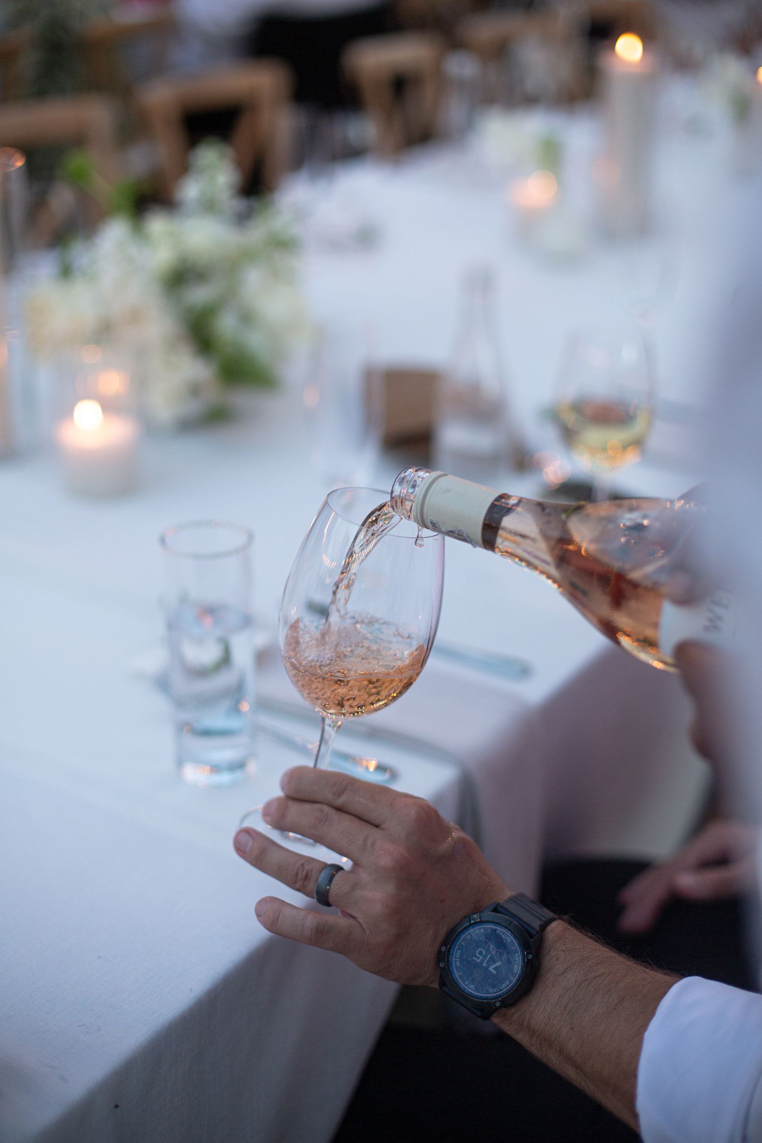 Bride and groom ceremony at Webersburg Wine Farm, Stellenbosch