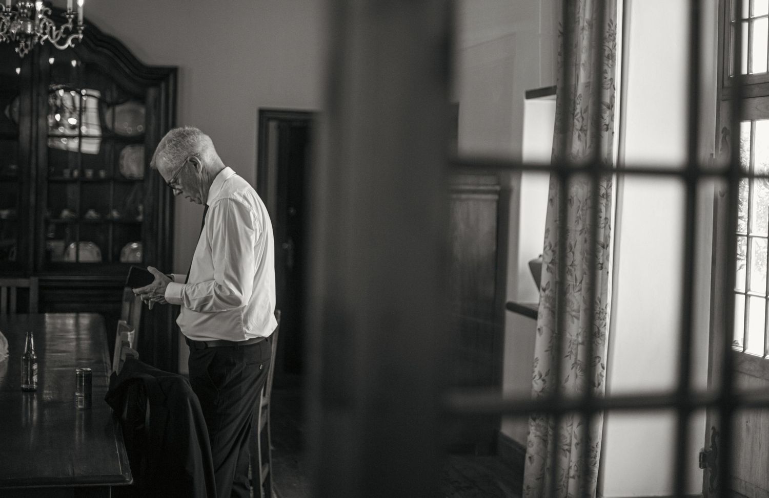 Bride and groom ceremony at Webersburg Wine Farm, Stellenbosch