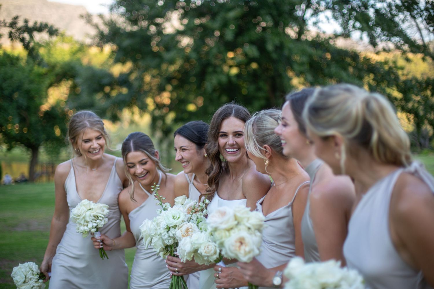 Bride and groom ceremony at Webersburg Wine Farm, Stellenbosch