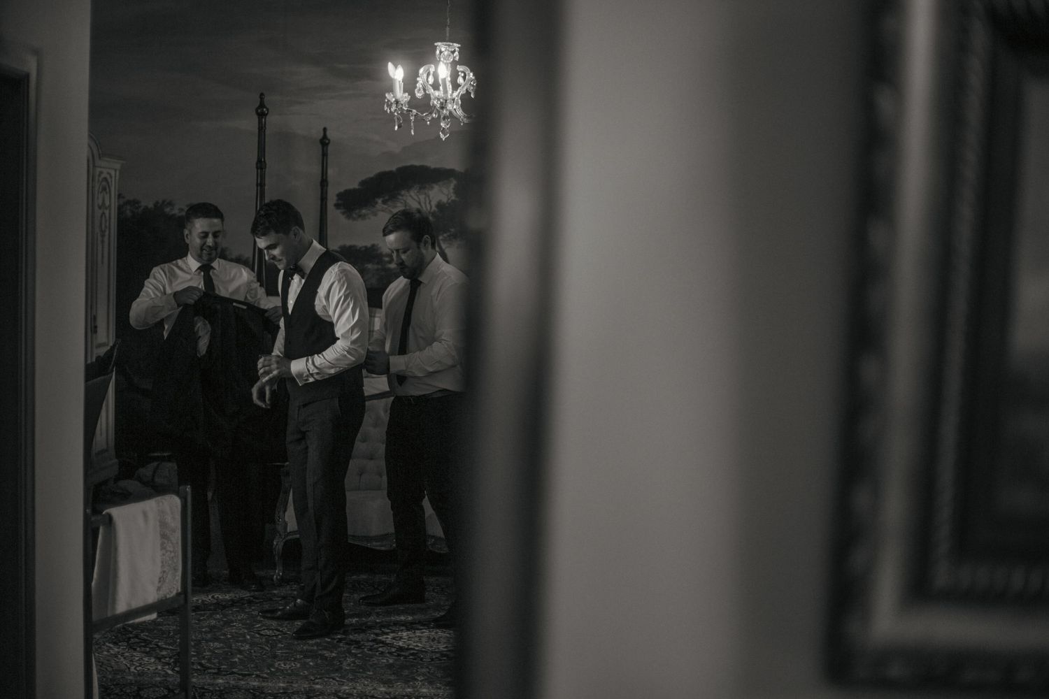 Bride and groom ceremony at Webersburg Wine Farm, Stellenbosch