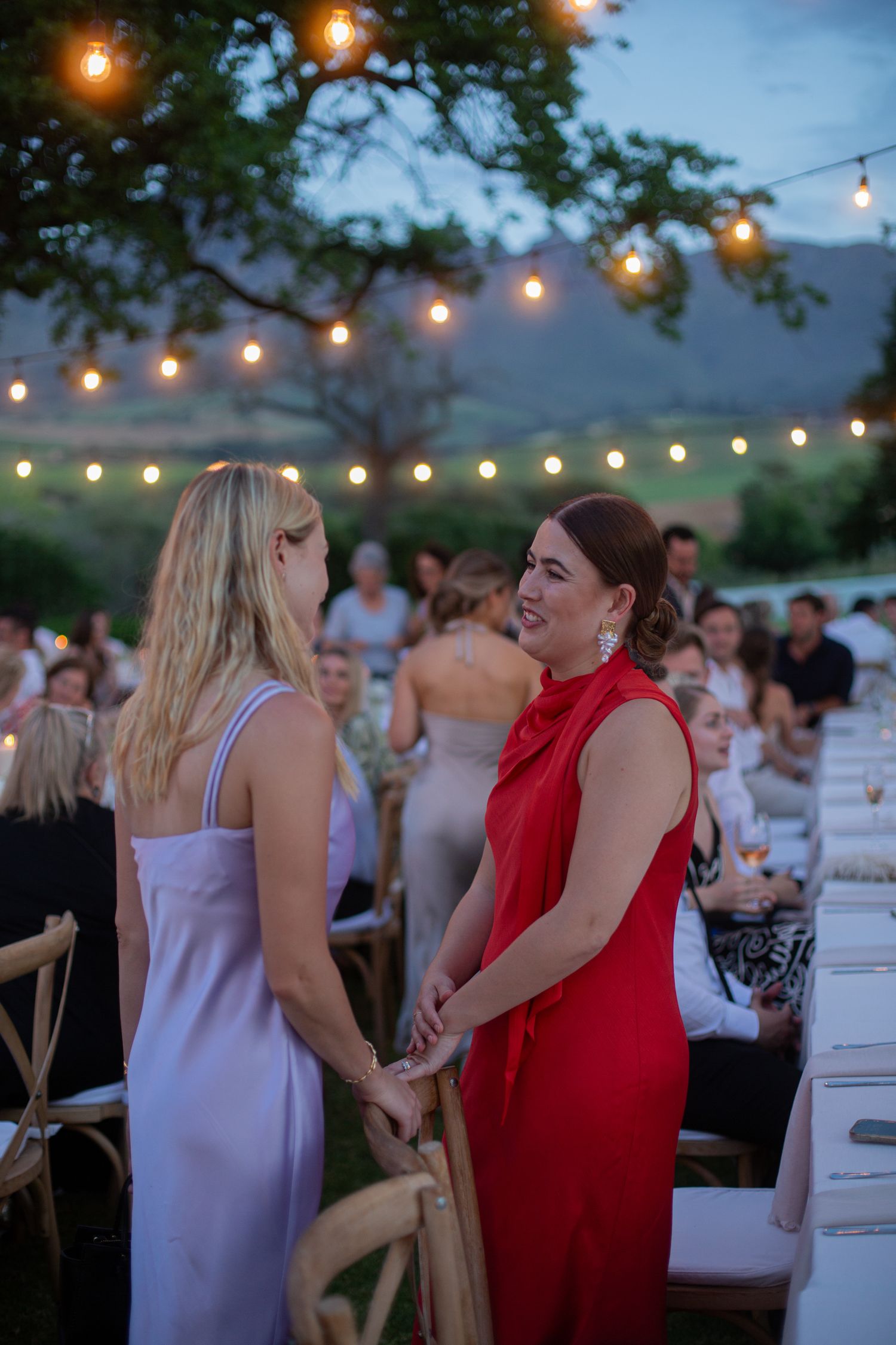 Bride and groom ceremony at Webersburg Wine Farm, Stellenbosch