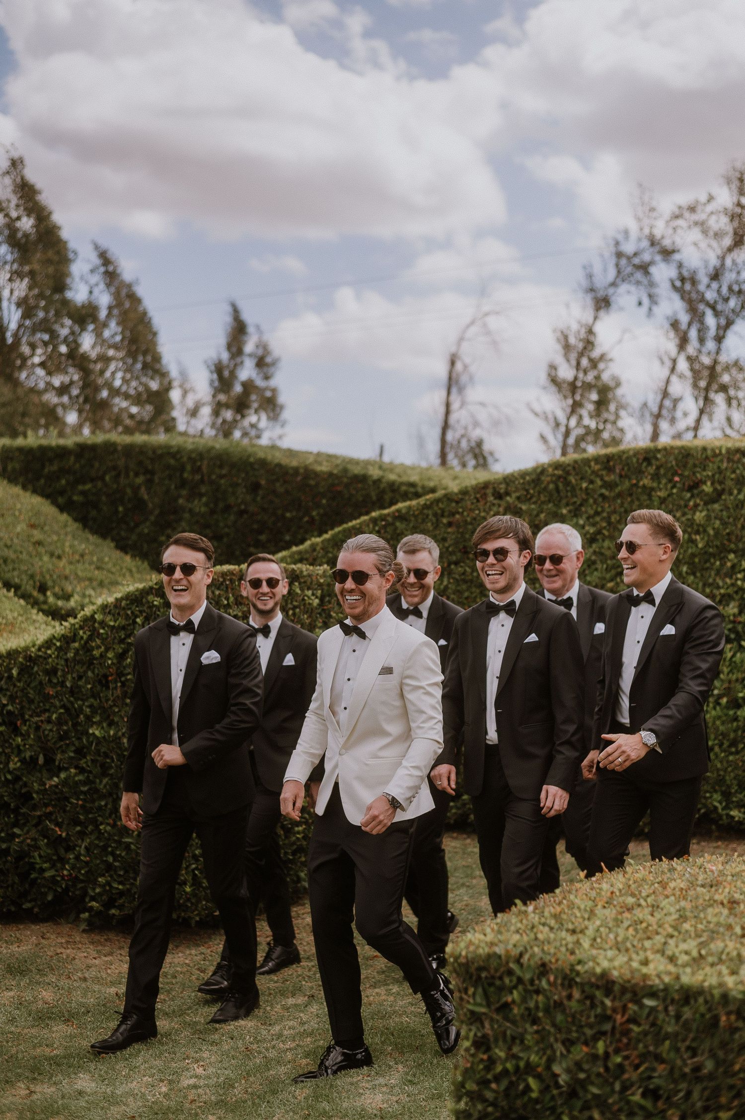 Bride and groom ceremony at Belair Pavilion, Paarl