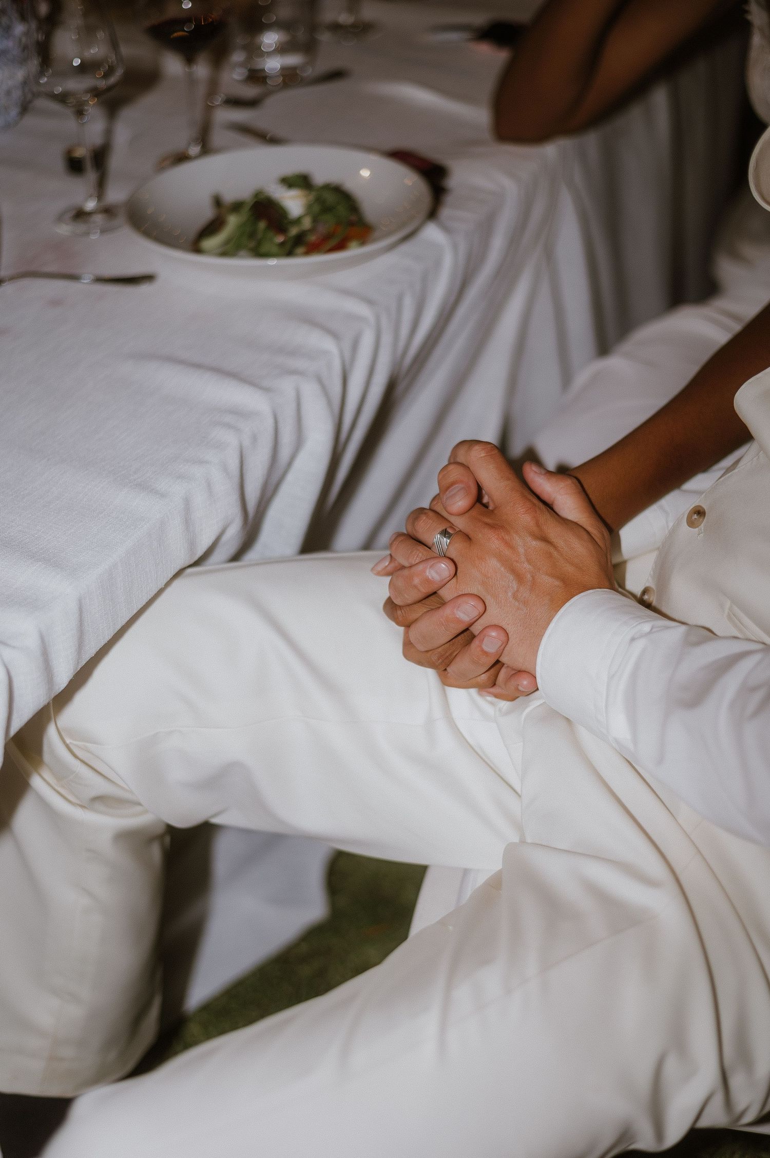 Bride and groom ceremony at Vrede en Lust Wine Estate, Paarl