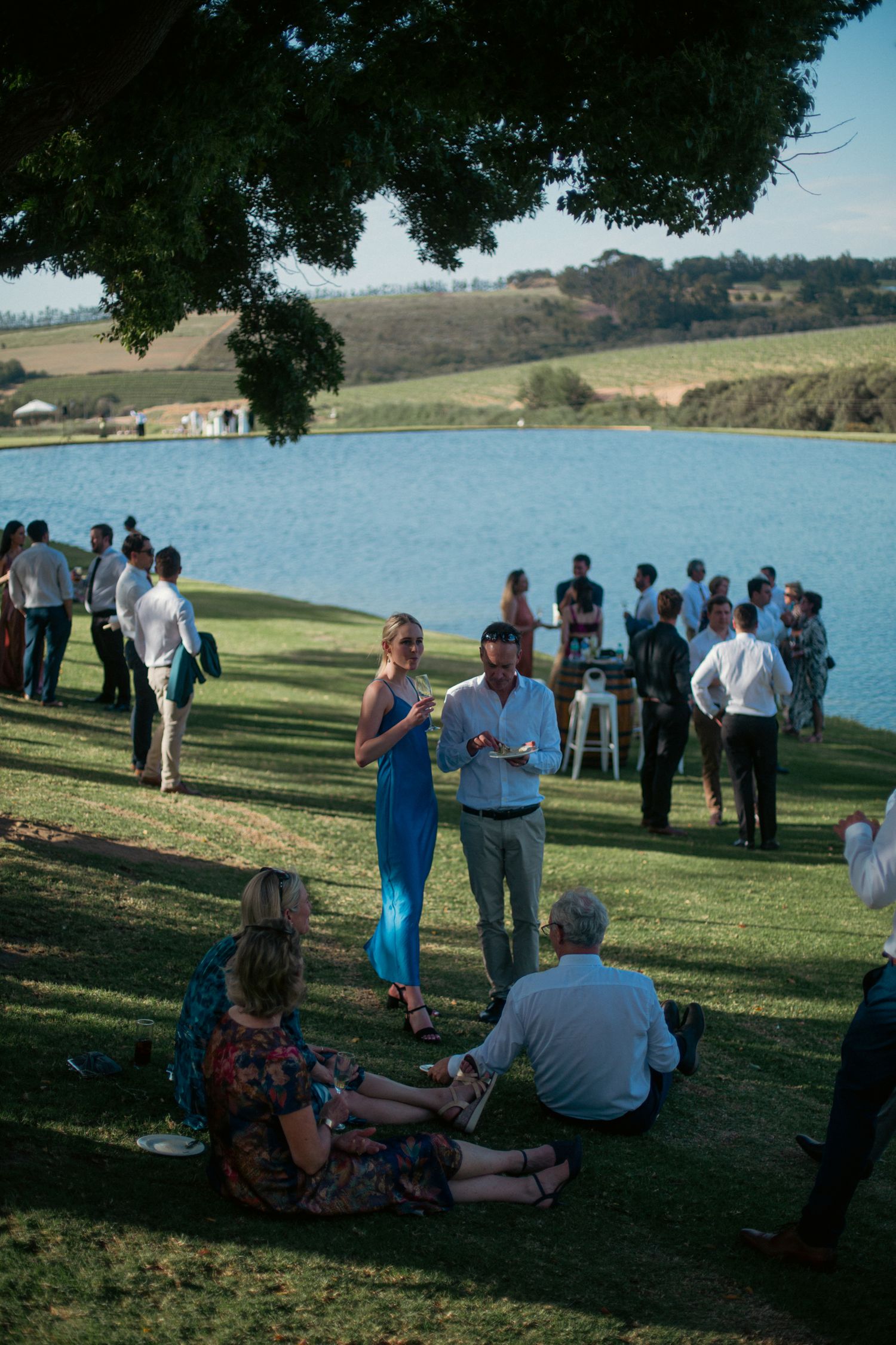Bride and groom ceremony at Webersburg Wine Farm, Stellenbosch