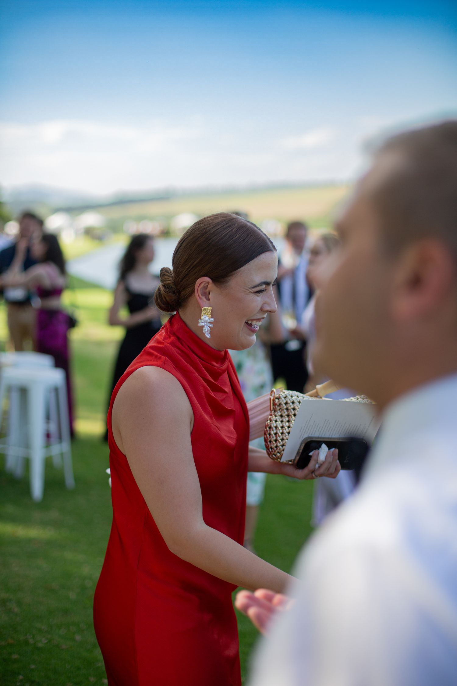 Bride and groom ceremony at Webersburg Wine Farm, Stellenbosch
