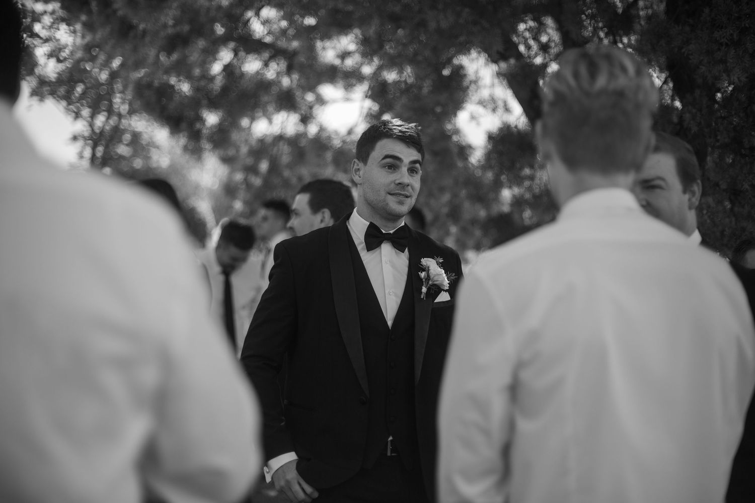 Bride and groom ceremony at Webersburg Wine Farm, Stellenbosch