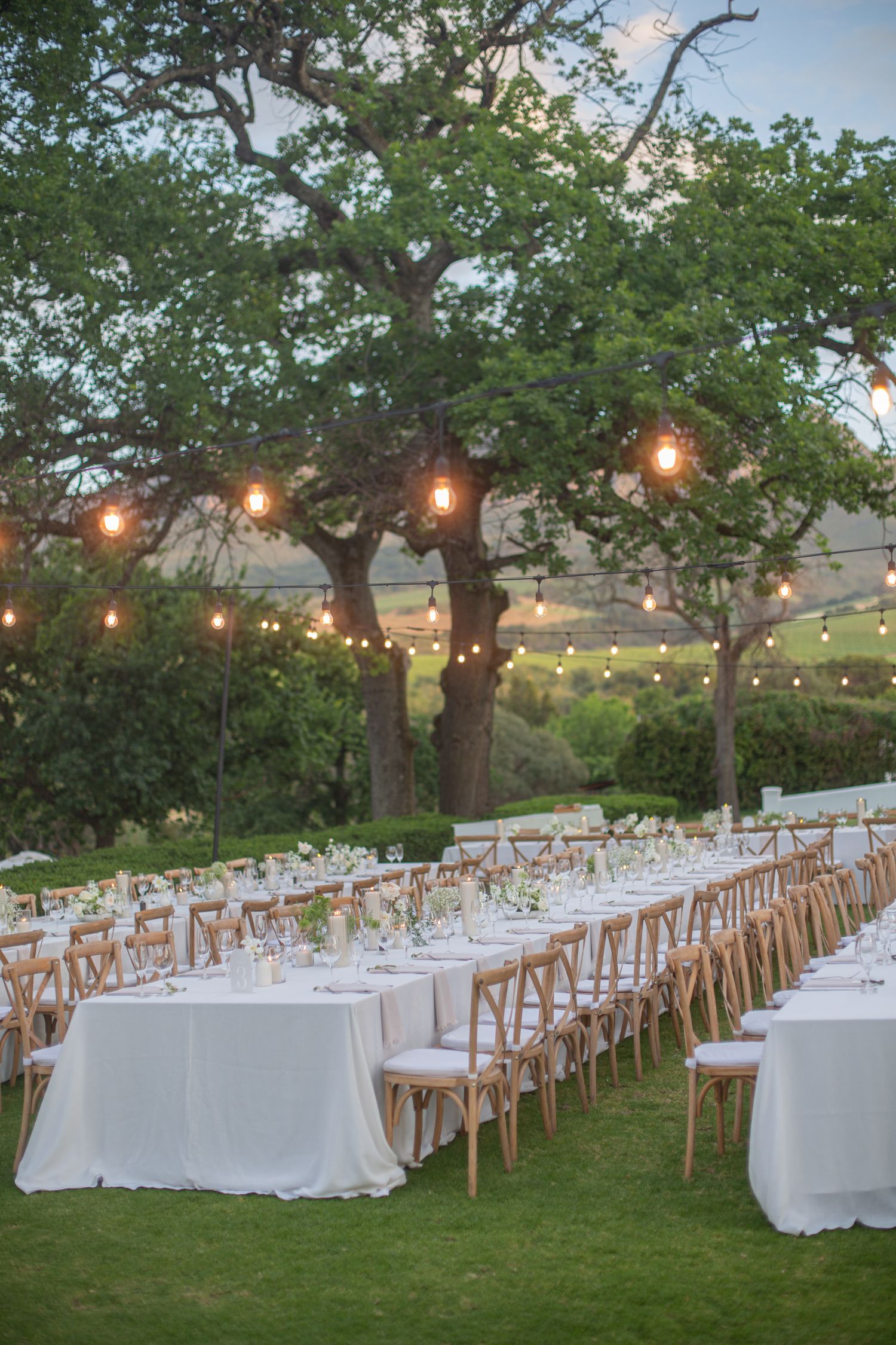 Bride and groom ceremony at Webersburg Wine Farm, Stellenbosch