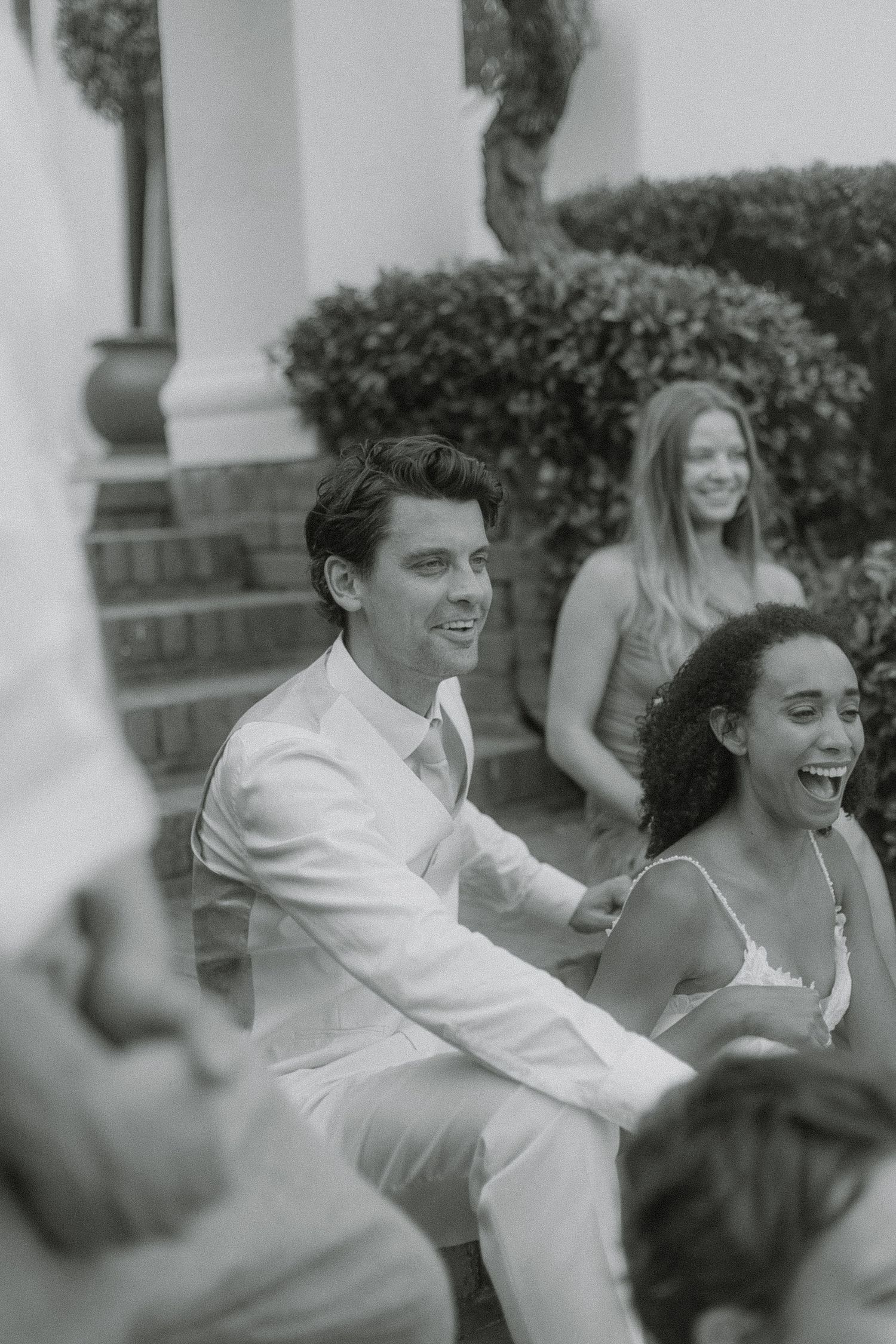 Bride and groom ceremony at Vrede en Lust Wine Estate, Paarl