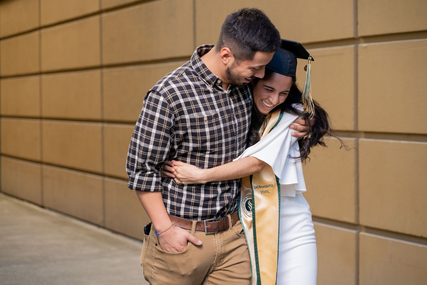 Graduation photography at Sacramento State University with The Padillas photography