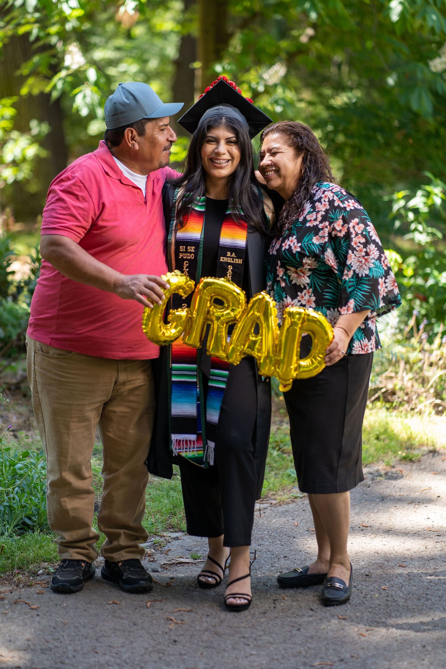 Graduation photography at Sacramento State University with The Padillas photography