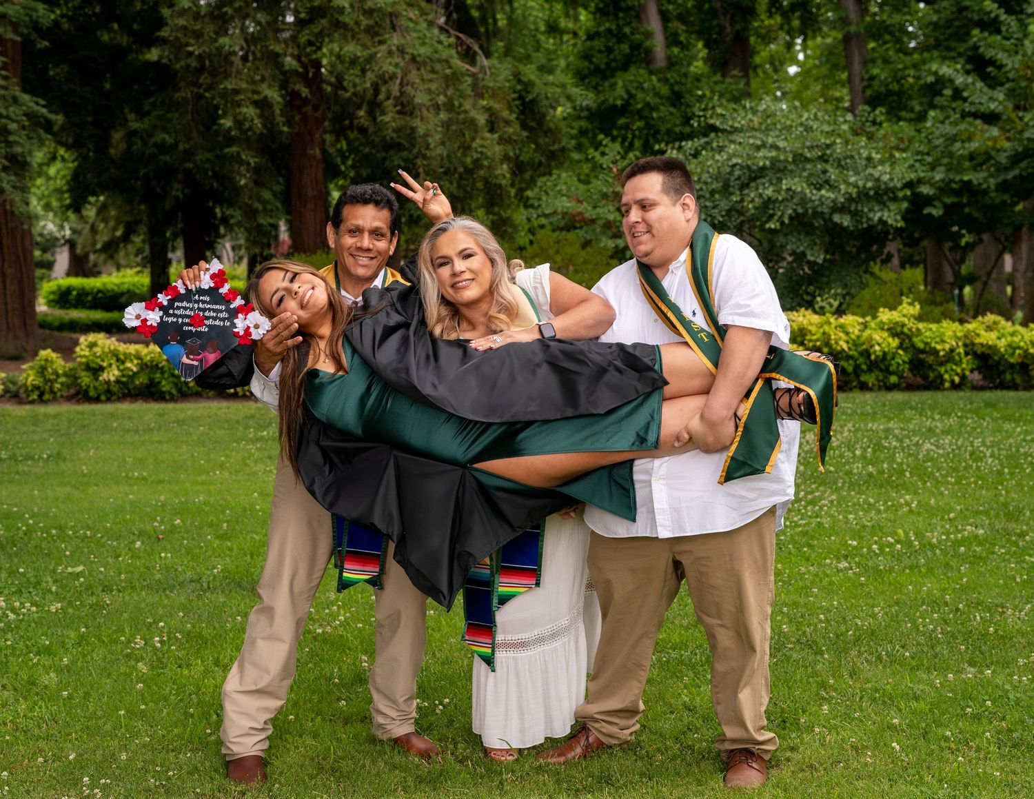 Graduation photography at Sacramento State University with The Padillas photography